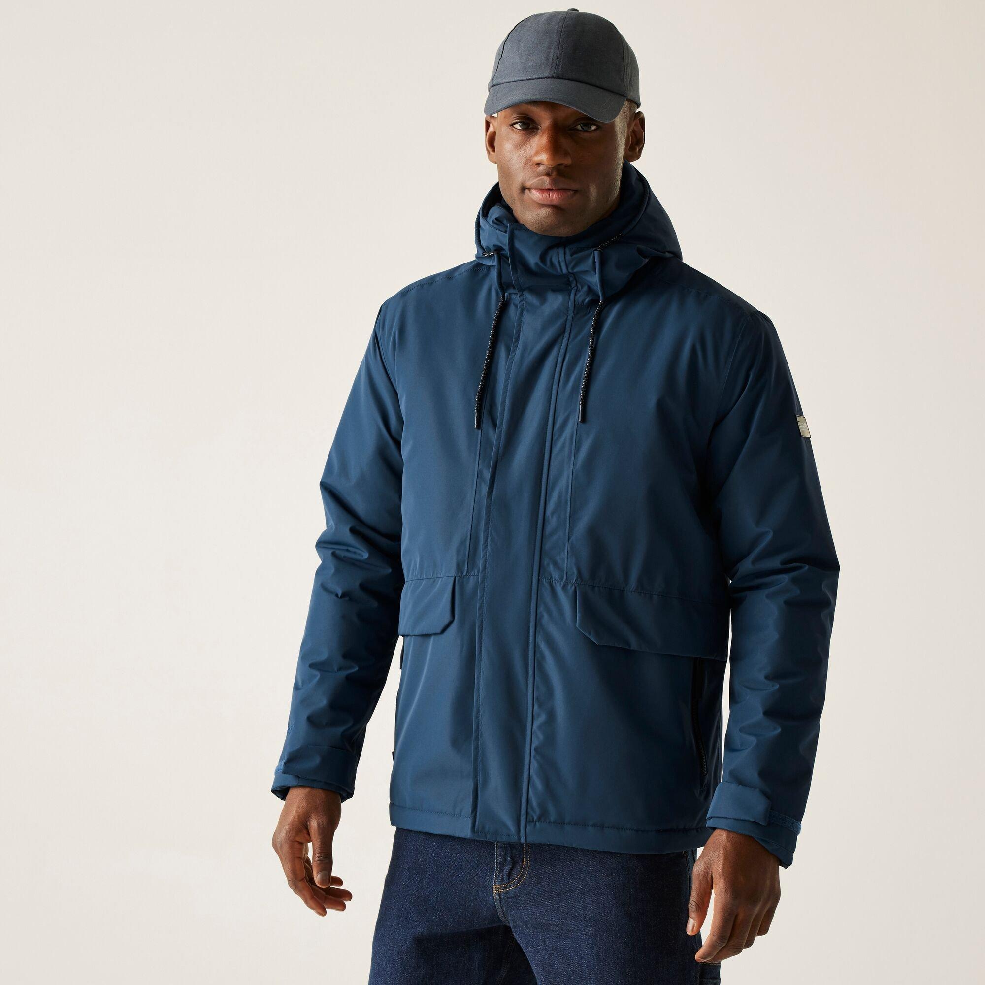 Regatta Men's Sterlings Waterproof Insulated Jacket - Navy Blue - S