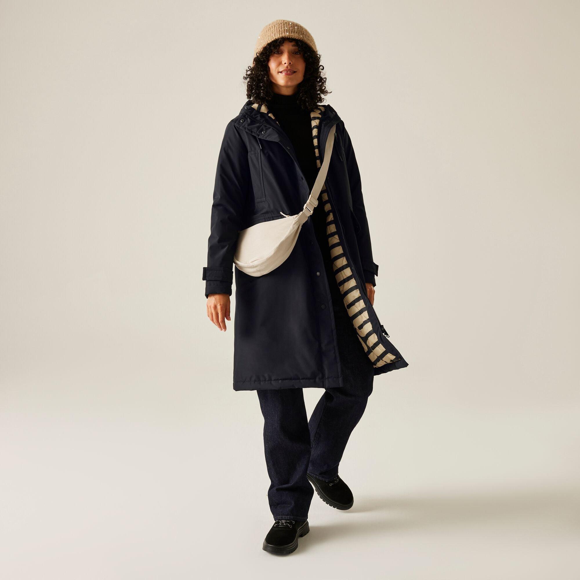 Black - Regatta - Women's Orla Long Length Waterproof Insulated Jacket - 3