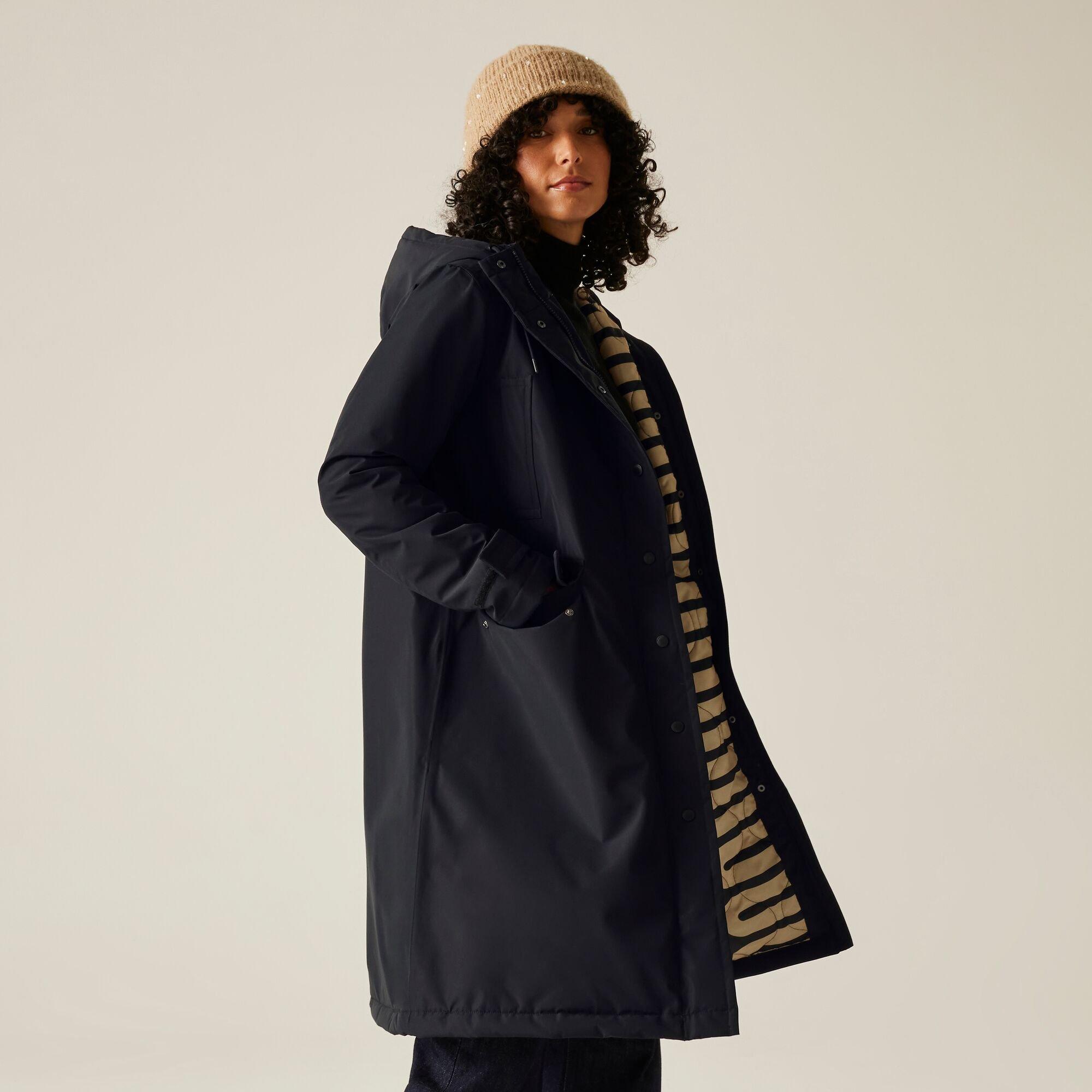 Black - Regatta - Women's Orla Long Length Waterproof Insulated Jacket - 4