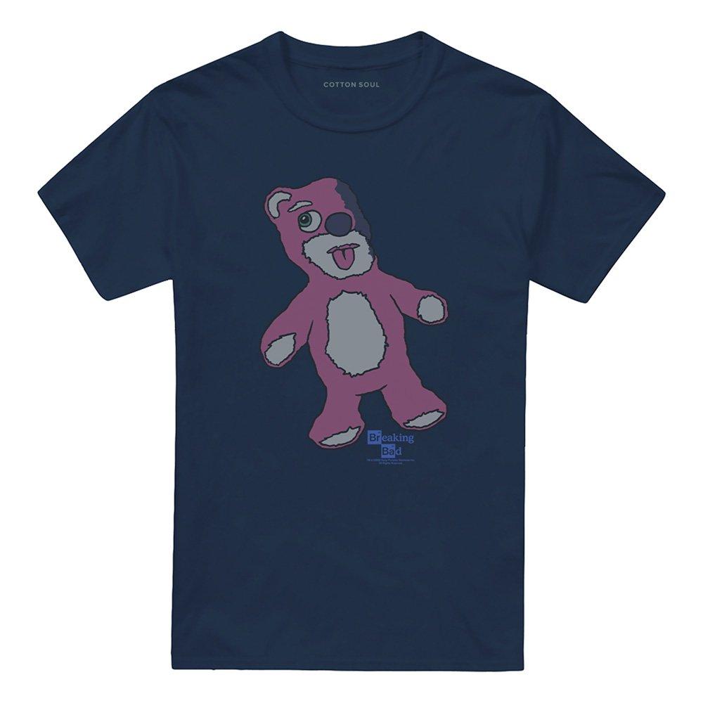 Navy - Breaking Bad - Breaking Bad Tread Lightly Pink Bear T Shirt Navy - 4