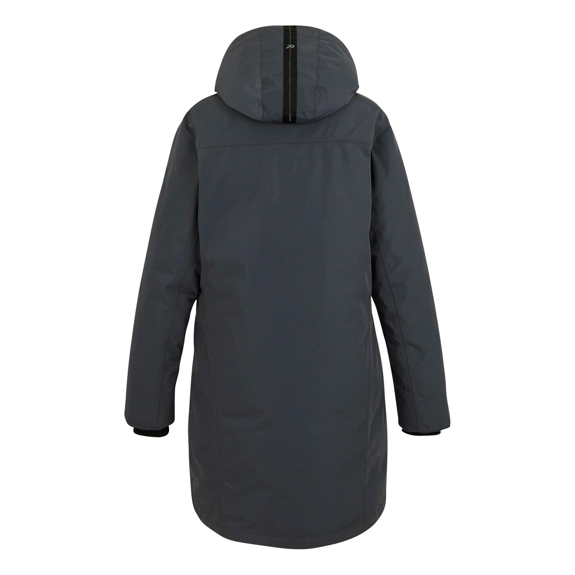 Grey - Regatta - Women's Marron Long Length Insulated Waterproof Jacket - 11