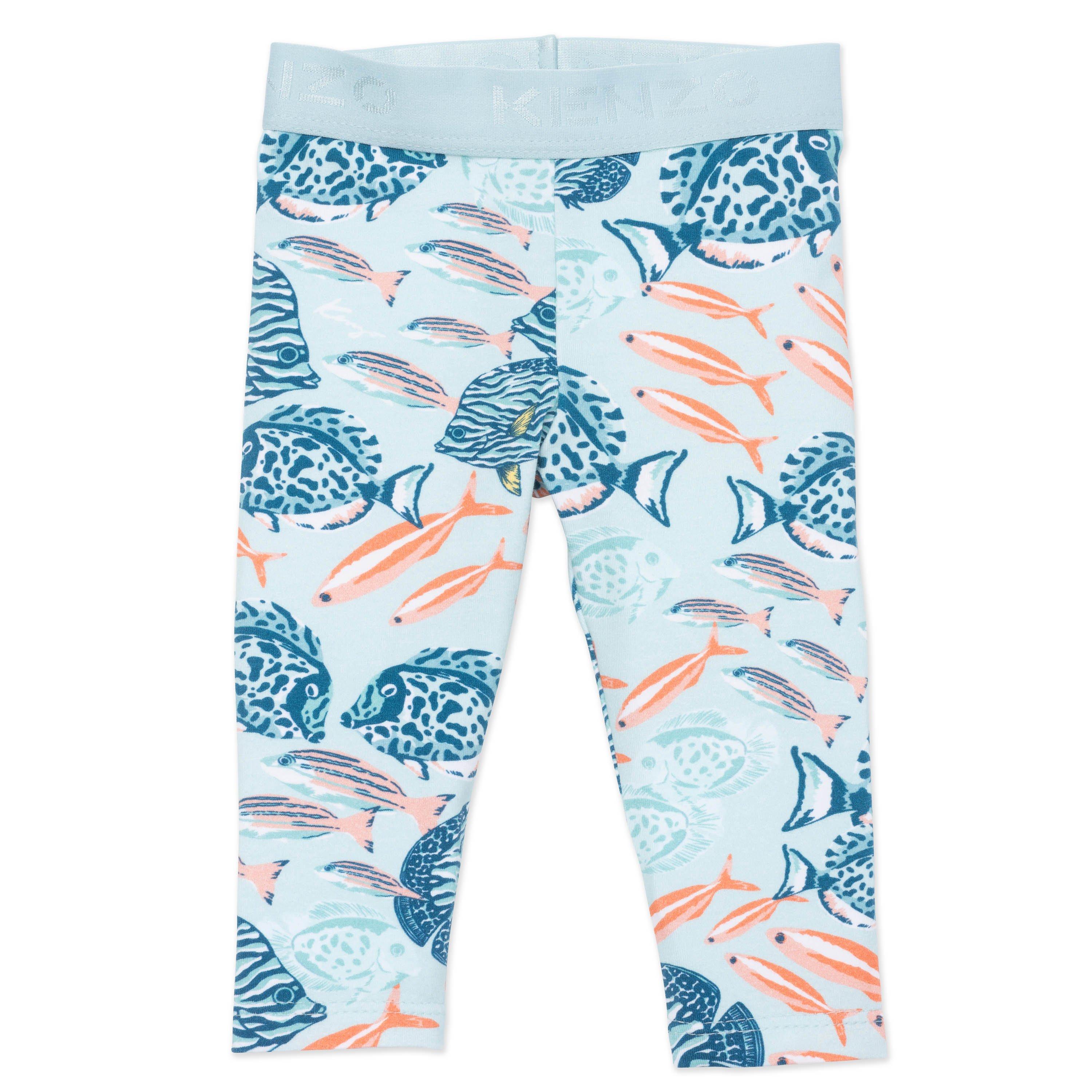 New Mint - Kenzo - Kids' Sea Print Leggings - 1
