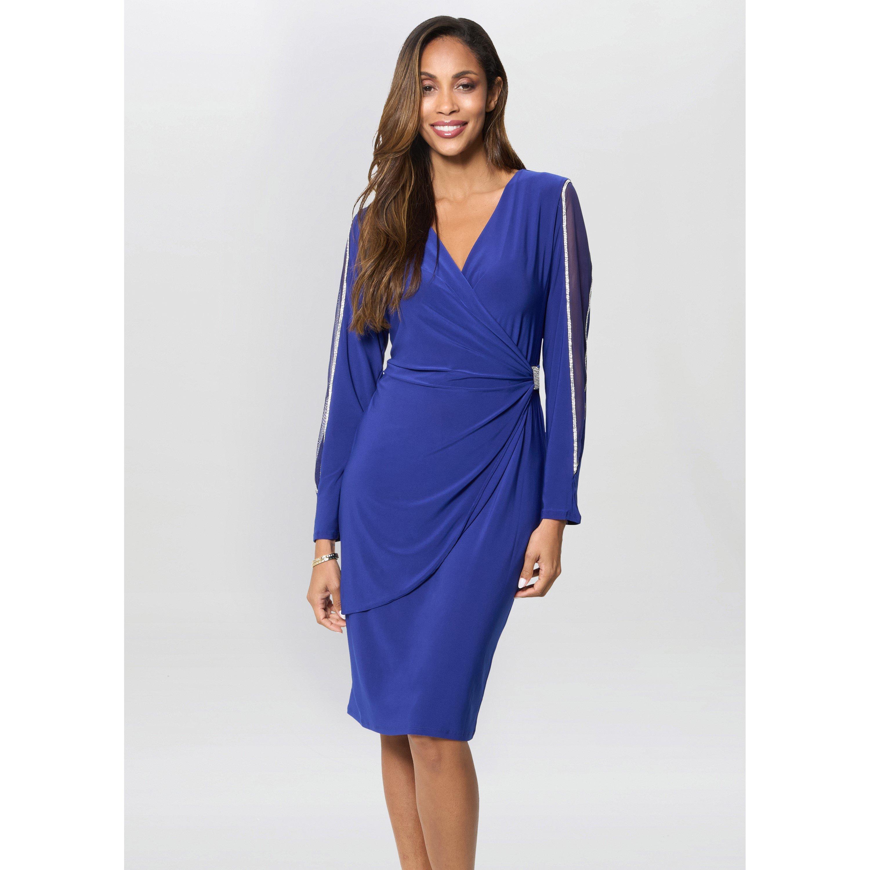 Royal - Gina Bacconi - Ceri Jersey Dress With Diamante Detail - 2