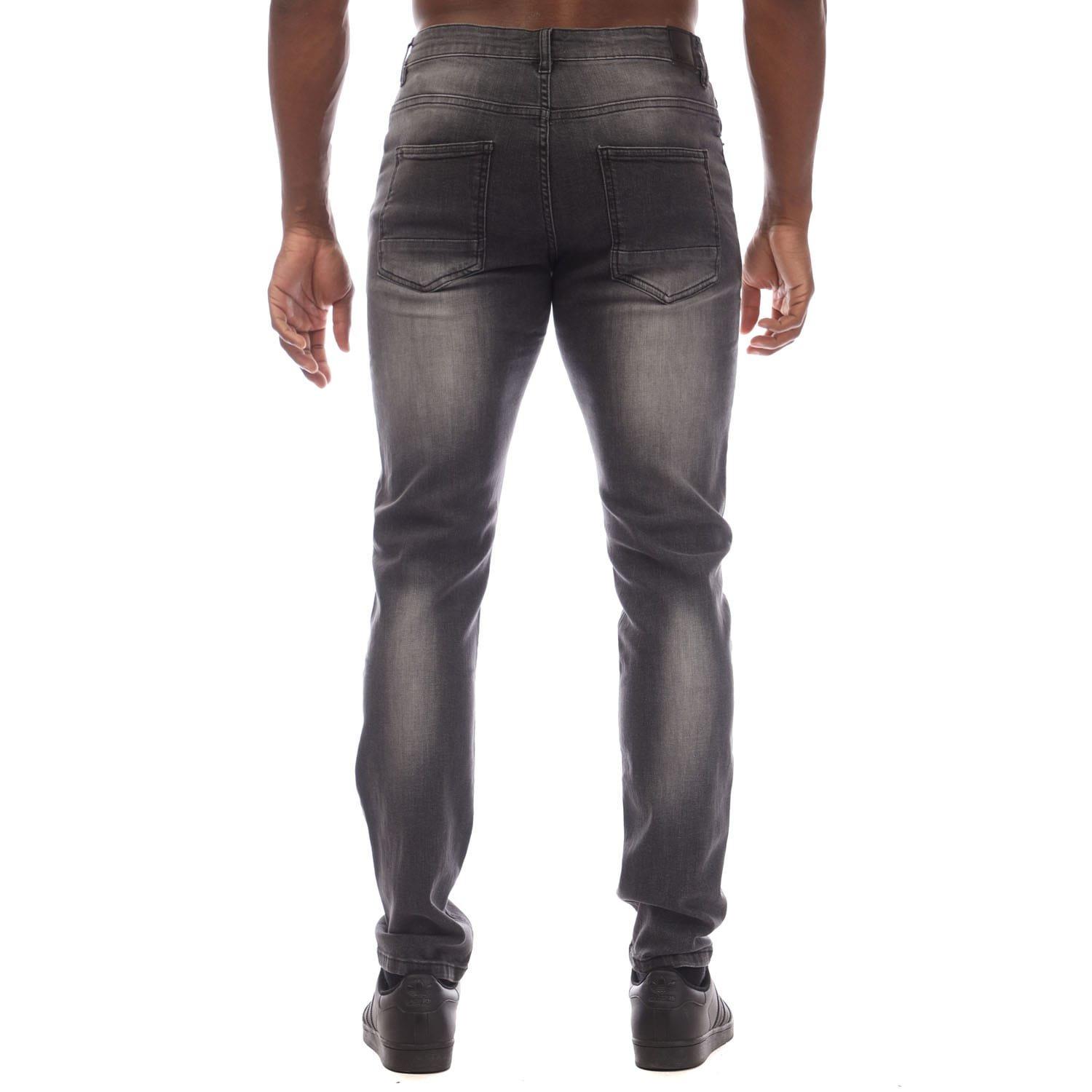 Grey - Bench - Duddley Slim Jeans - 2