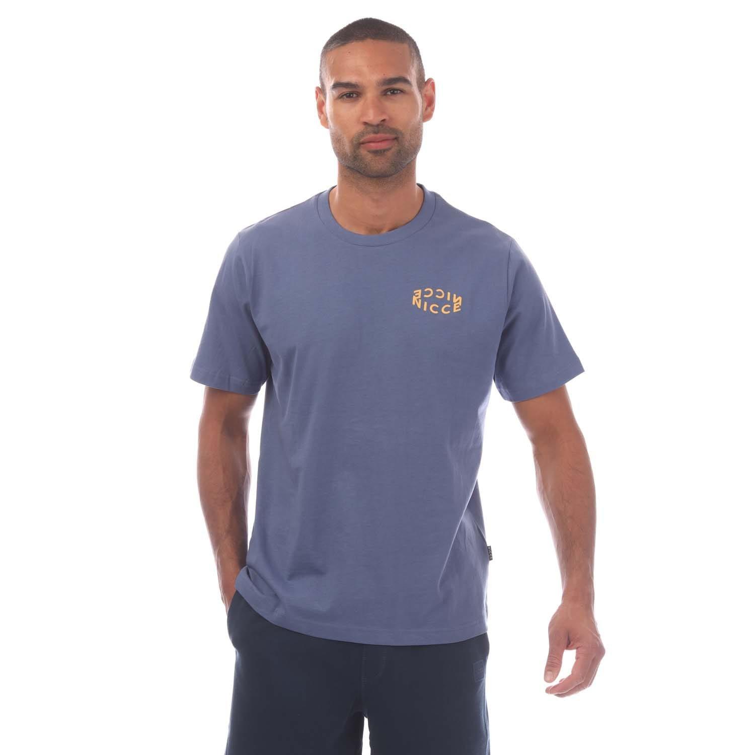 Blue - Nicce - Tanetta Logo T-Shirt - 1