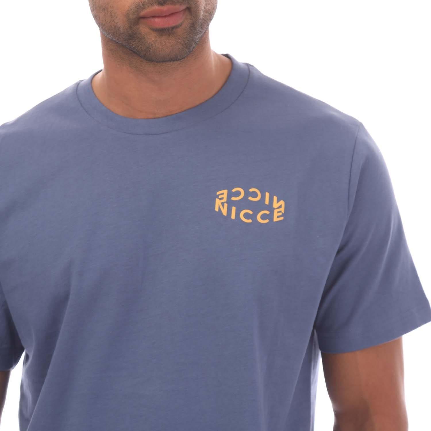 Blue - Nicce - Tanetta Logo T-Shirt - 3
