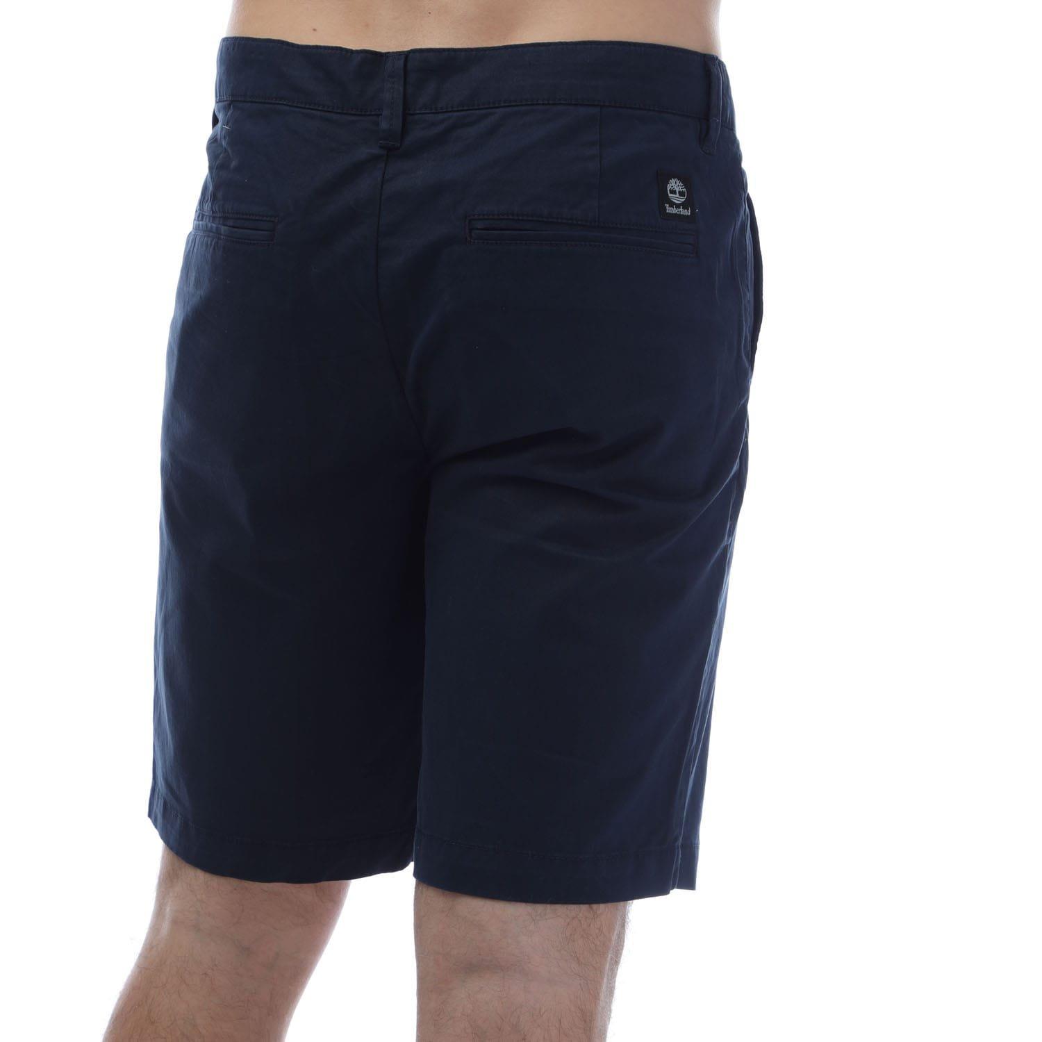 Navy - Timberland - Topsfield Twill Chino Shorts - 2