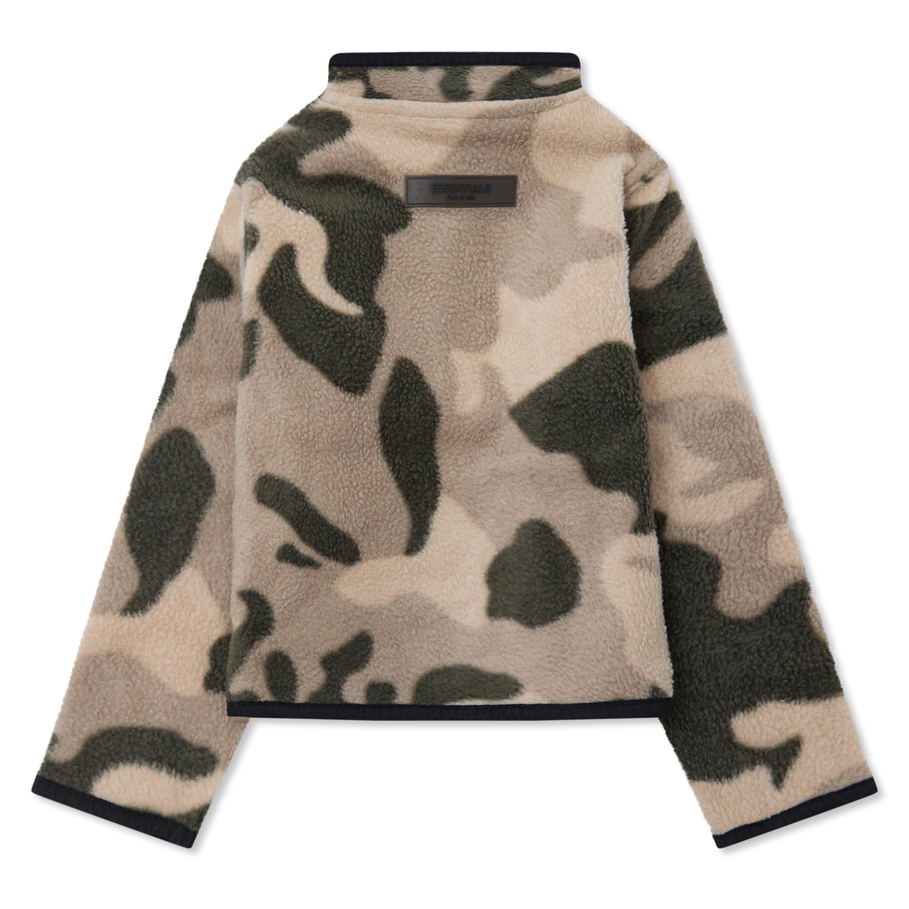 Camouflage - Fear Of God Essentials - Unisex Kids' Zip Pullover Hoodie - 2