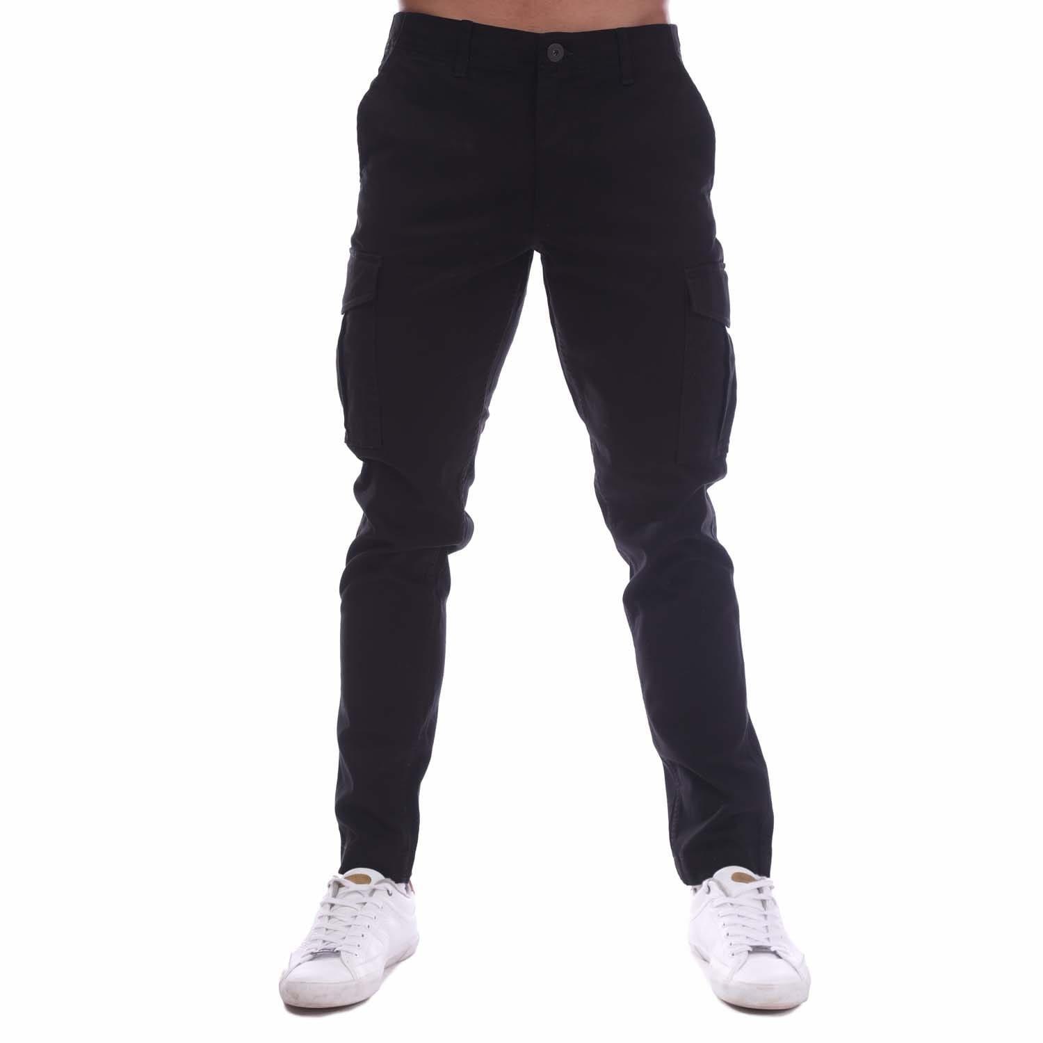 Black - Jack and Jones - Dean Cargo Pant - 1