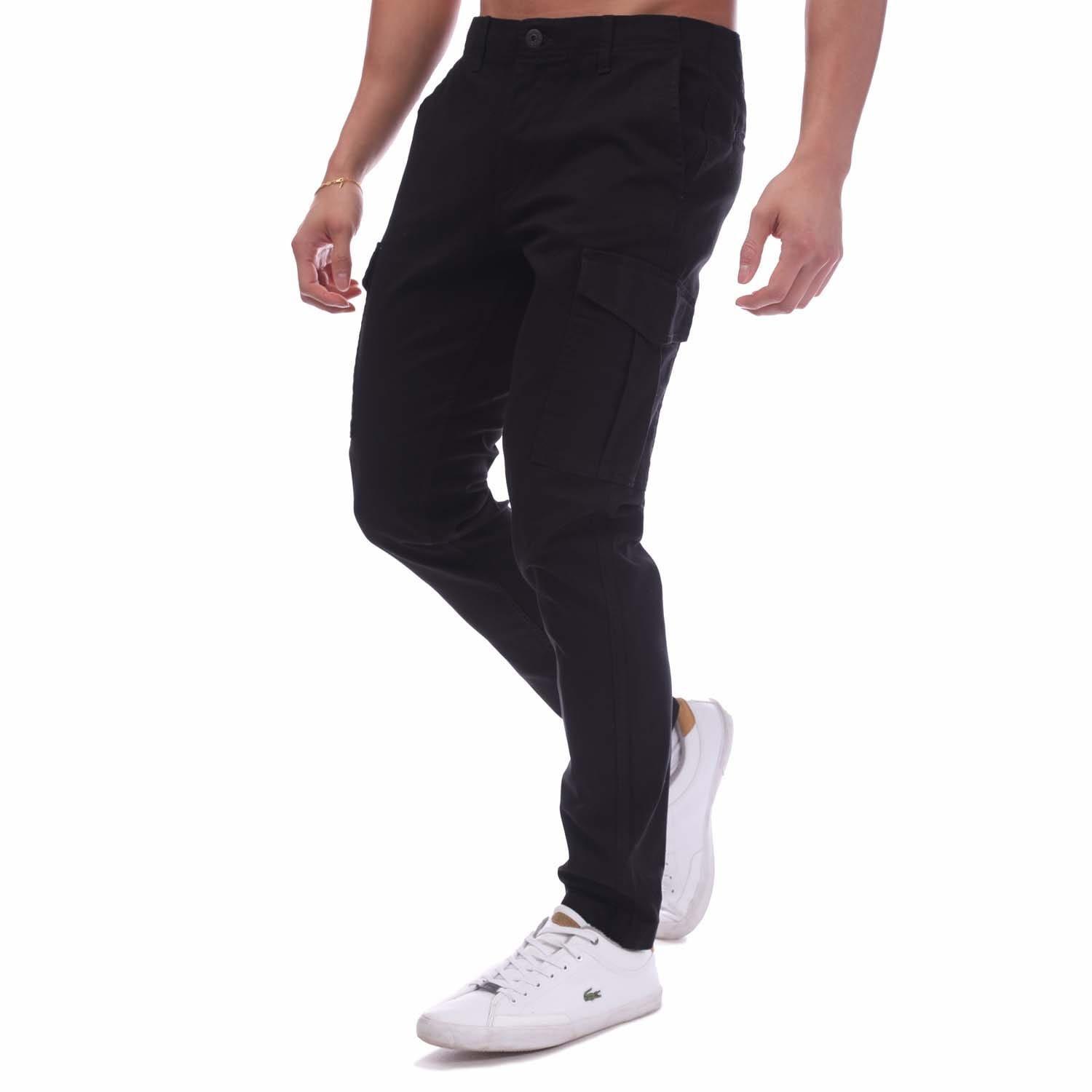 Black - Jack and Jones - Dean Cargo Pant - 2