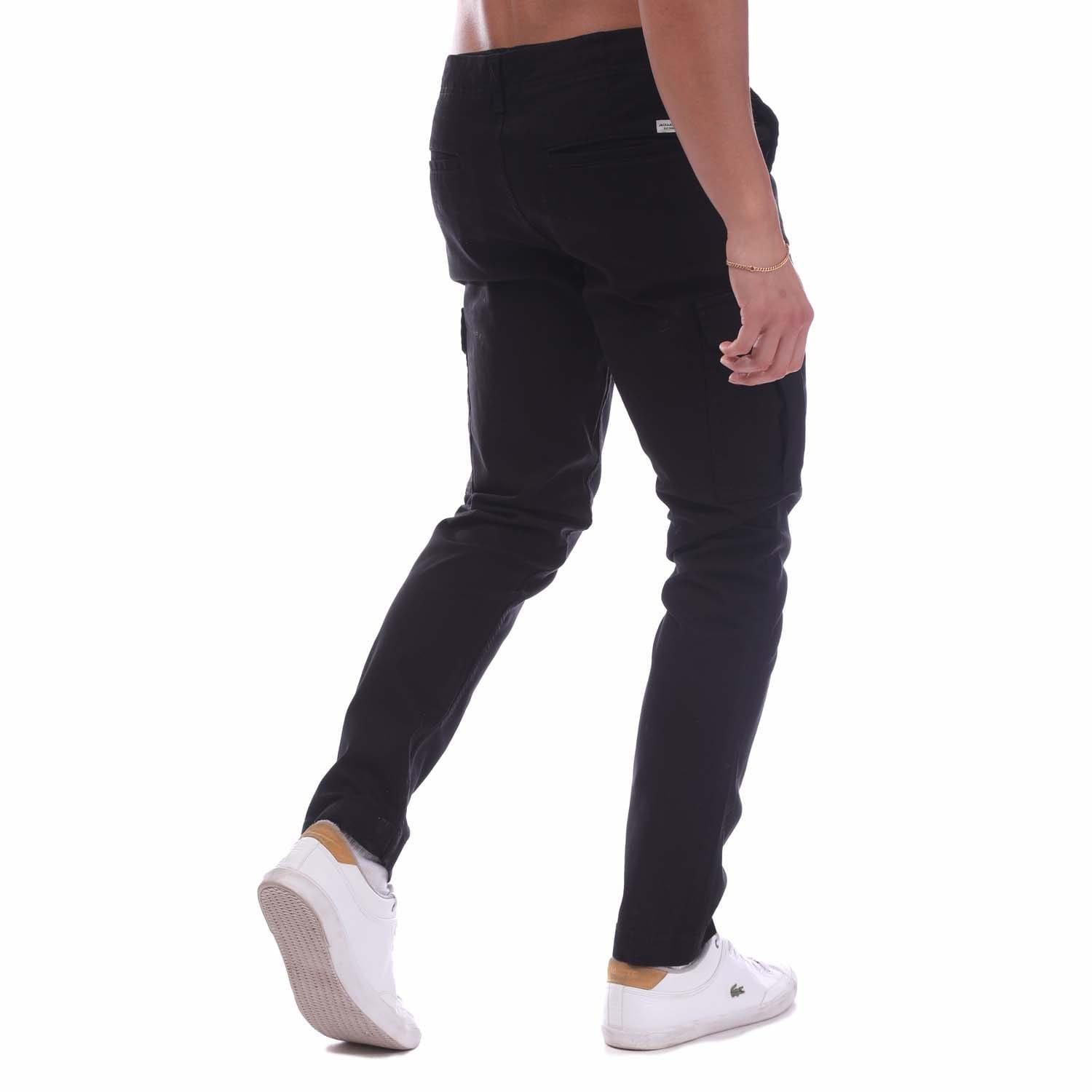 Black - Jack and Jones - Dean Cargo Pant - 3