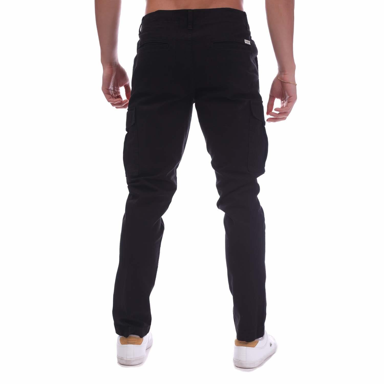 Black - Jack and Jones - Dean Cargo Pant - 4