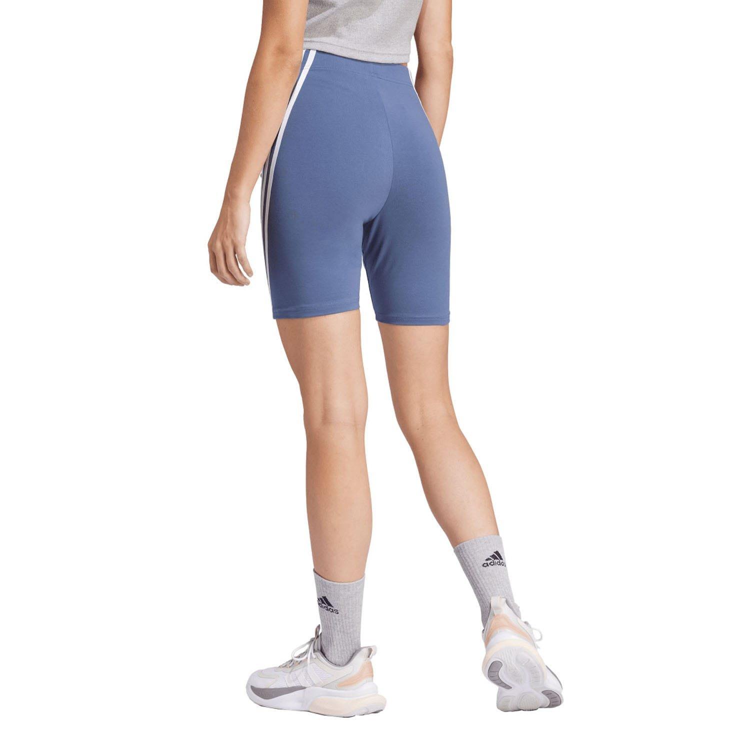 Blue - adidas - Future Icons 3-Stripes Bike Shorts - 2