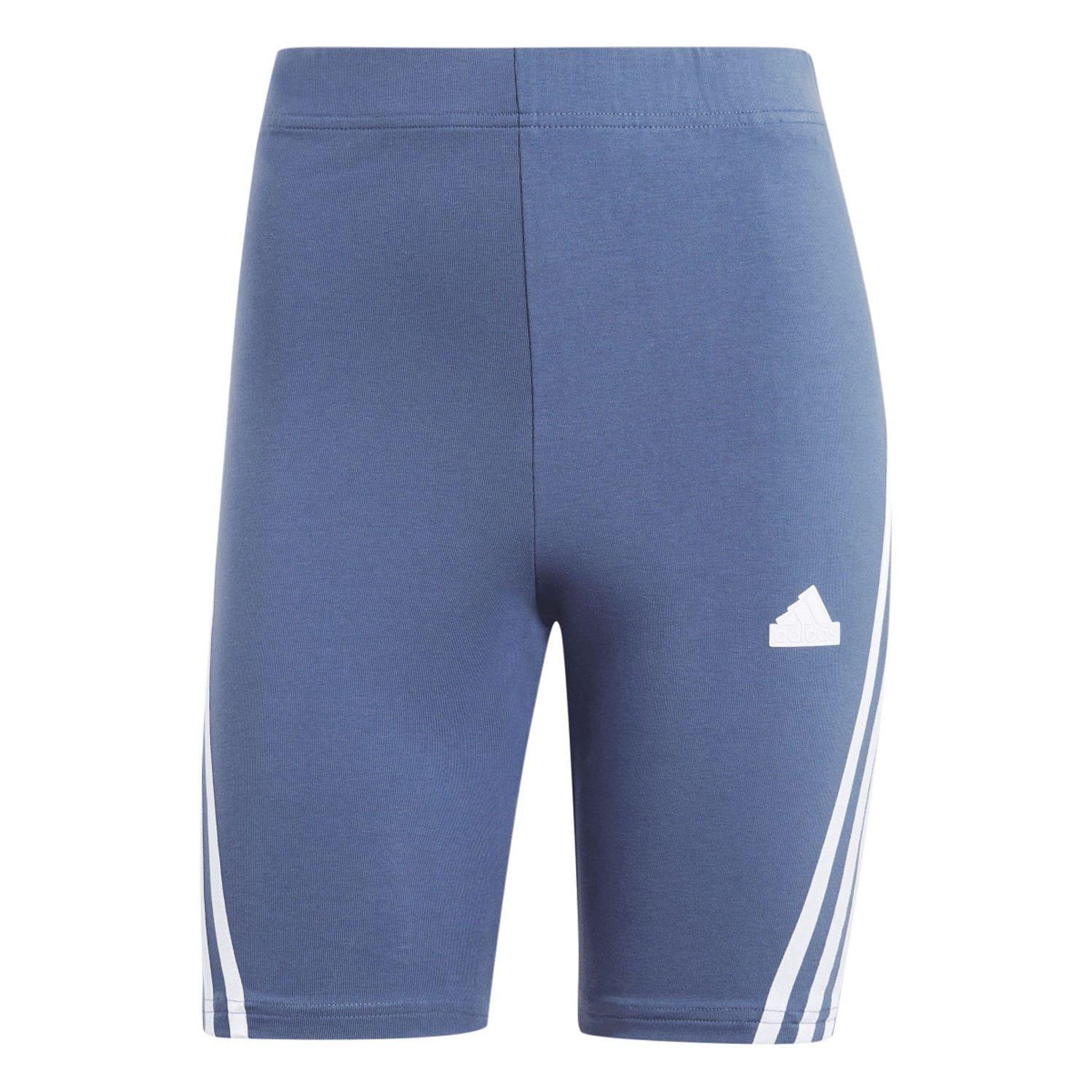 Blue - adidas - Future Icons 3-Stripes Bike Shorts - 3