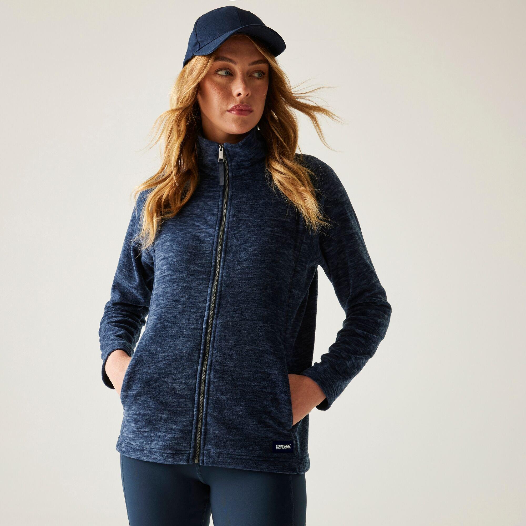 Regatta Women's Mayse Full-Zip Fleece - Navy Blue - 8