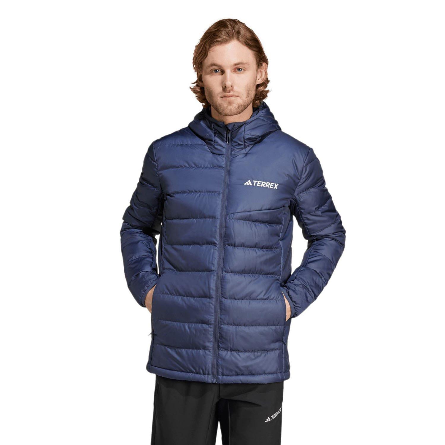 Navy - adidas - Terrex Multi Light Down Hooded Jacket - 1
