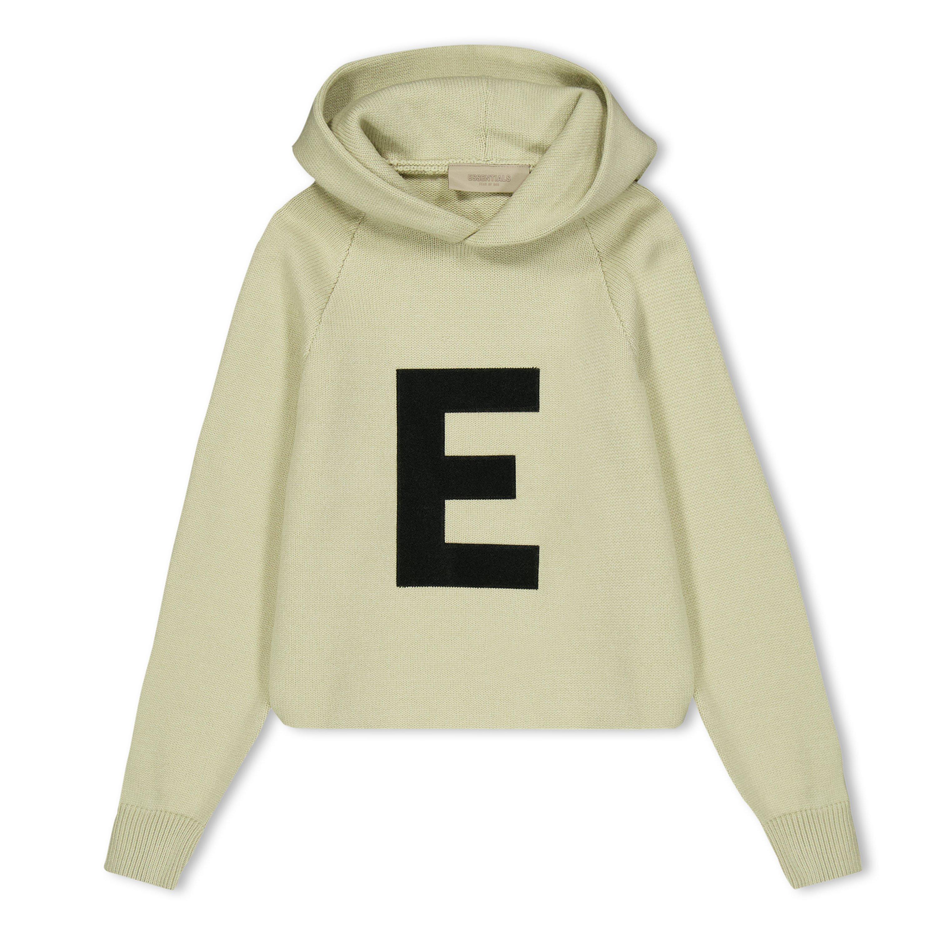 Fear Of God Essentials  Kids ' Big E Knitted Overhead Hoodie - Wheat - 10 Yrs