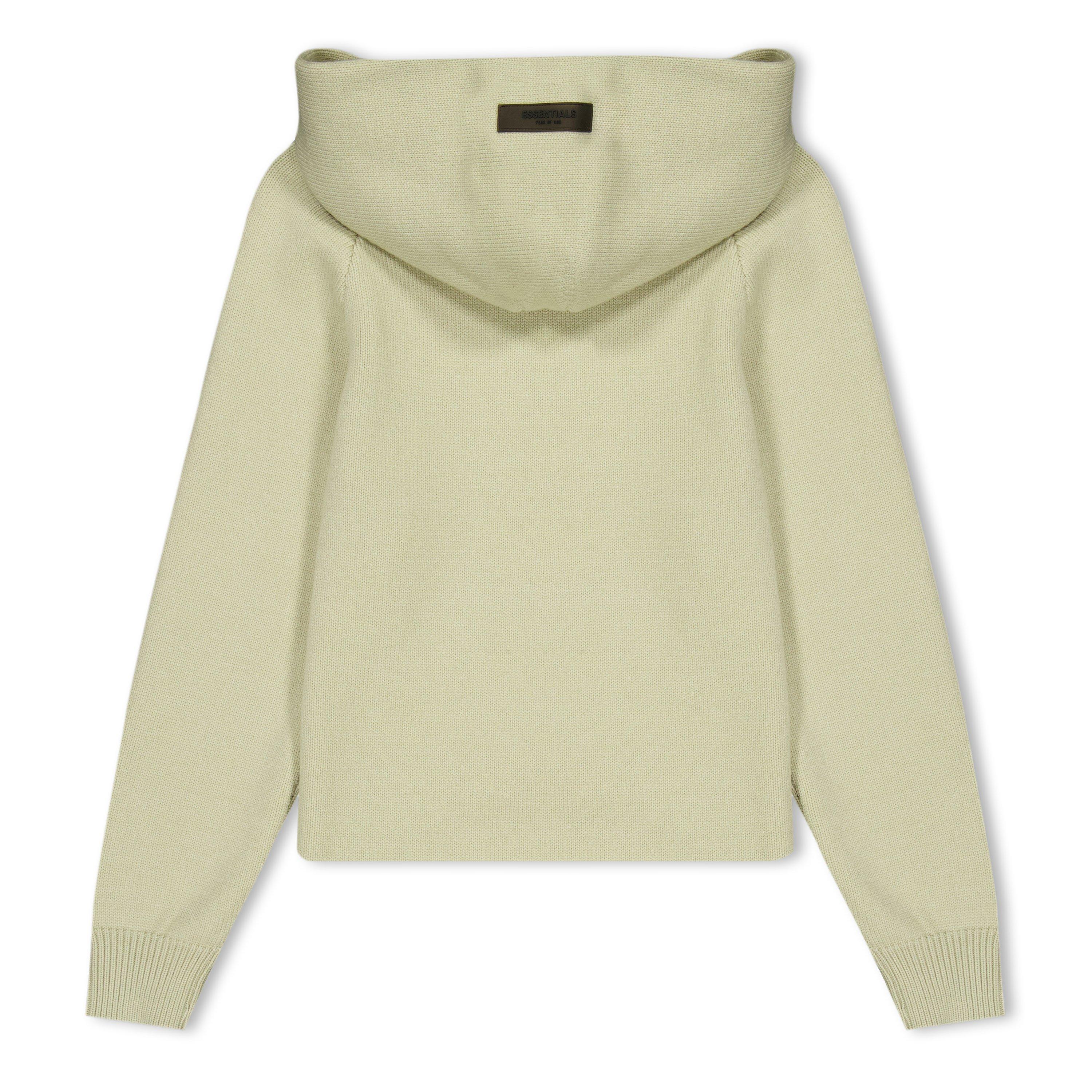 Wheat - Fear Of God Essentials - Unisex Kids' Big E Knitted Overhead Hoodie - 2