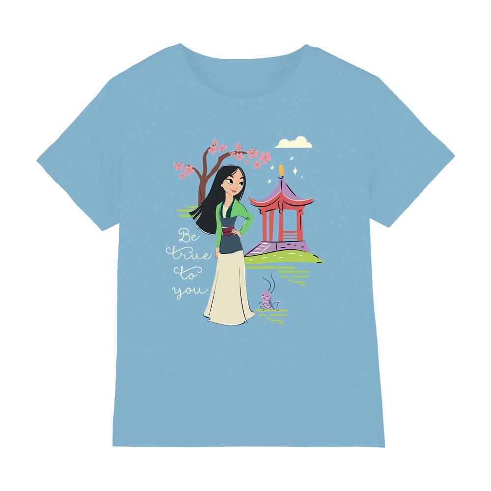 Light Blue - Disney - Mulan Be True to You kids t-shirt - 1