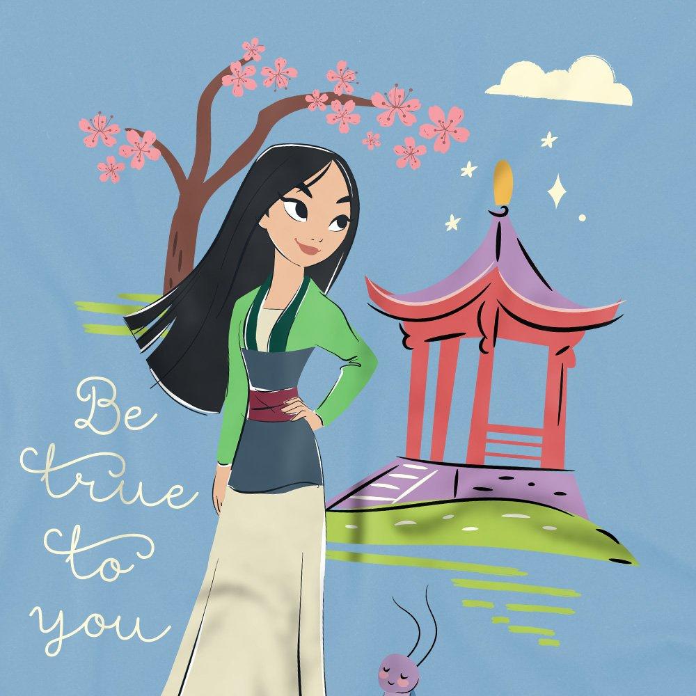 Light Blue - Disney - Mulan Be True to You kids t-shirt - 2