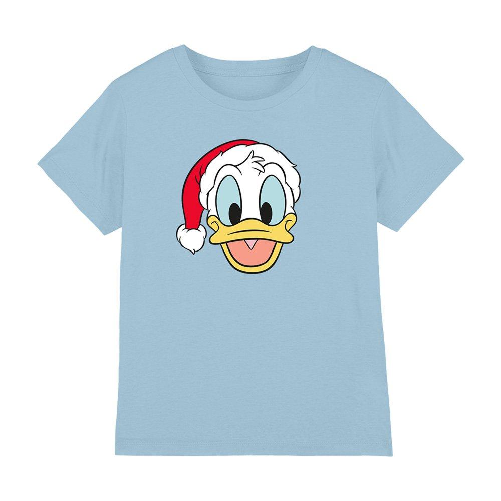 Light Blue - Disney - Donald Duck Santa Hat Kids T-Shirt Light Blue - 1