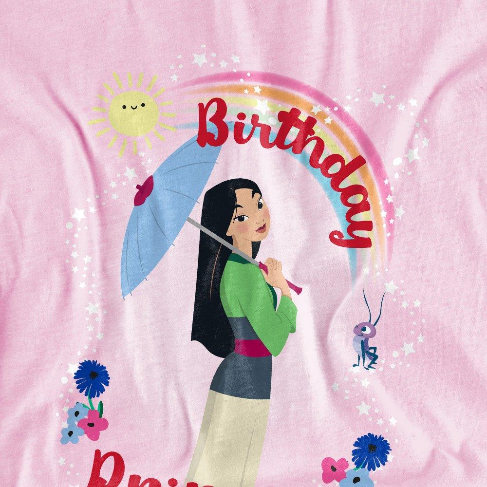 Pink - Disney - Mulan Birthday Princess And Her Lucky Cricket Kids - 2