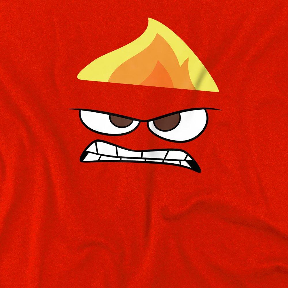 Red - Disney - Disney Inside Out Anger Face Kids T-Shirt Red - 2