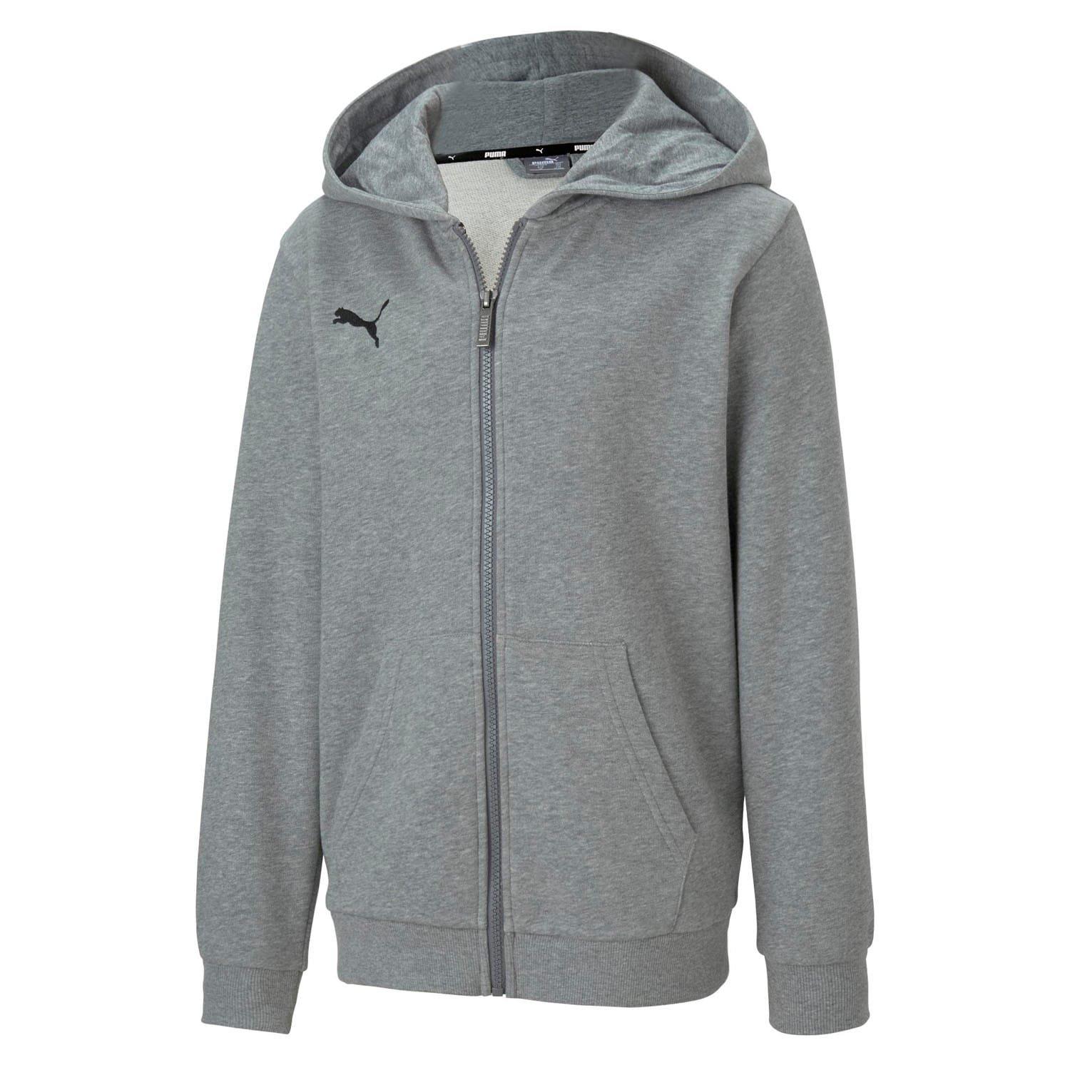 Grey - Puma - TeamGOAL 23 Casuals Hooded Jacket - 1