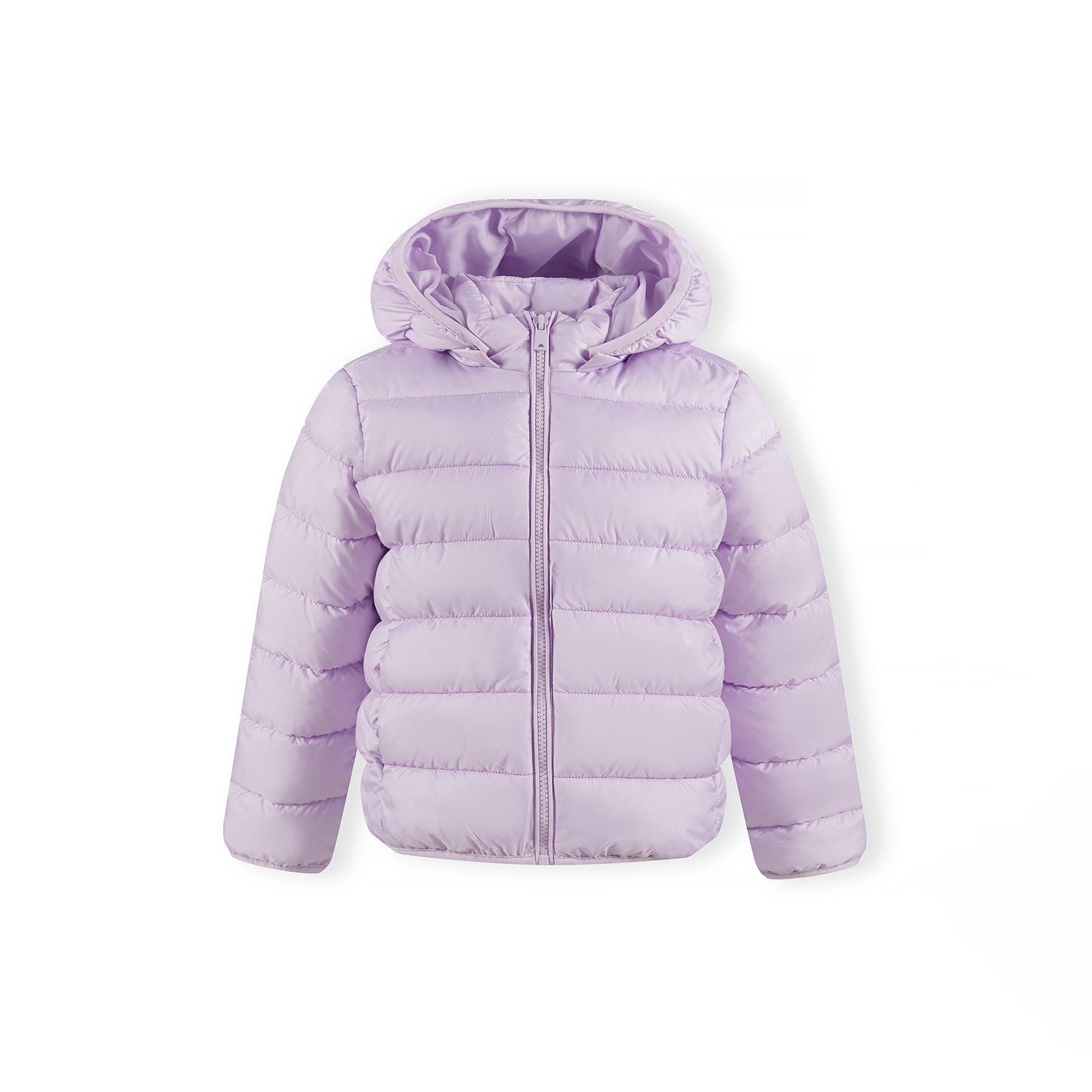 Lilac - Minoti - Girls quilted jacket detachable hood lilac - 1