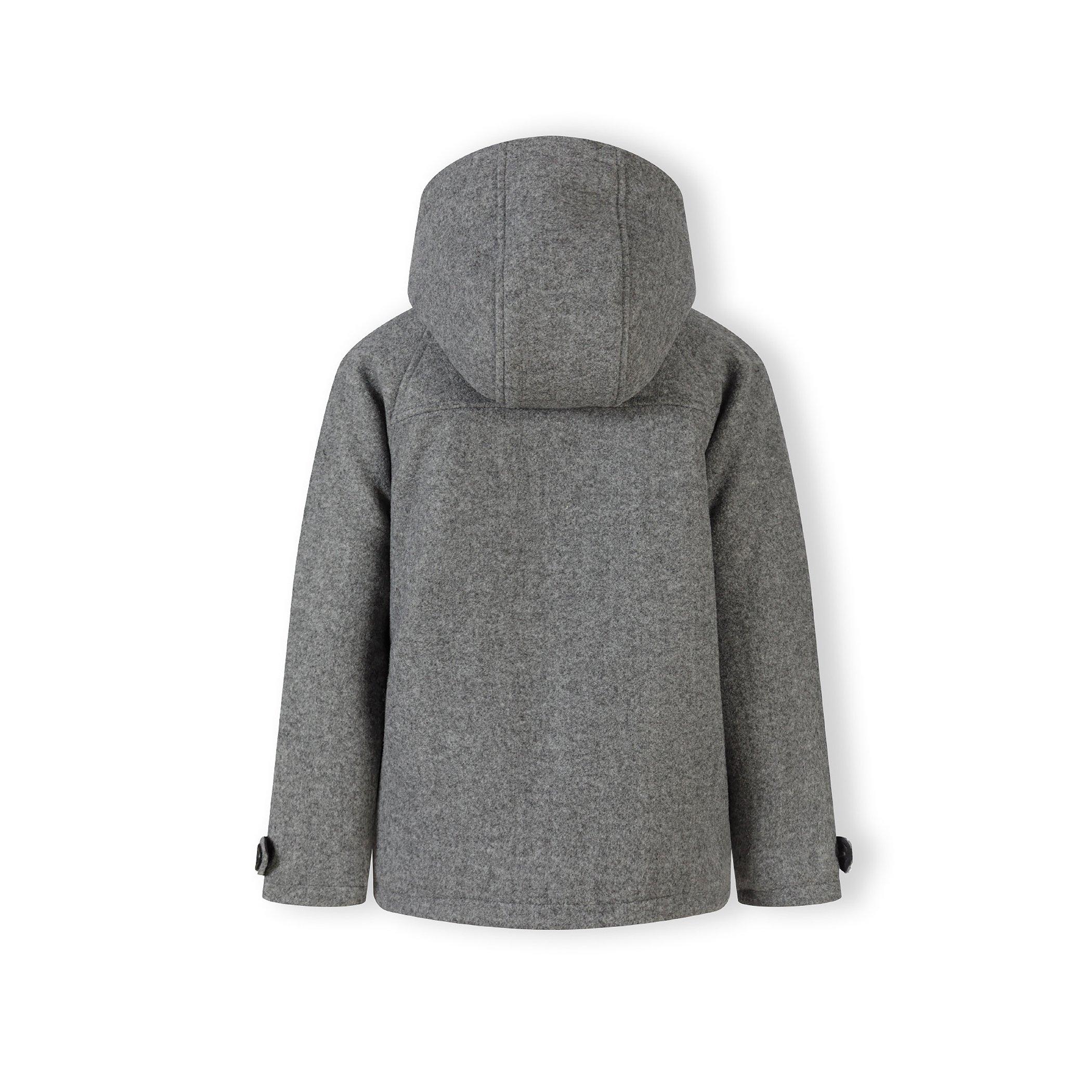 Dark Grey - Minoti - Boys coat button fastening grey - 3