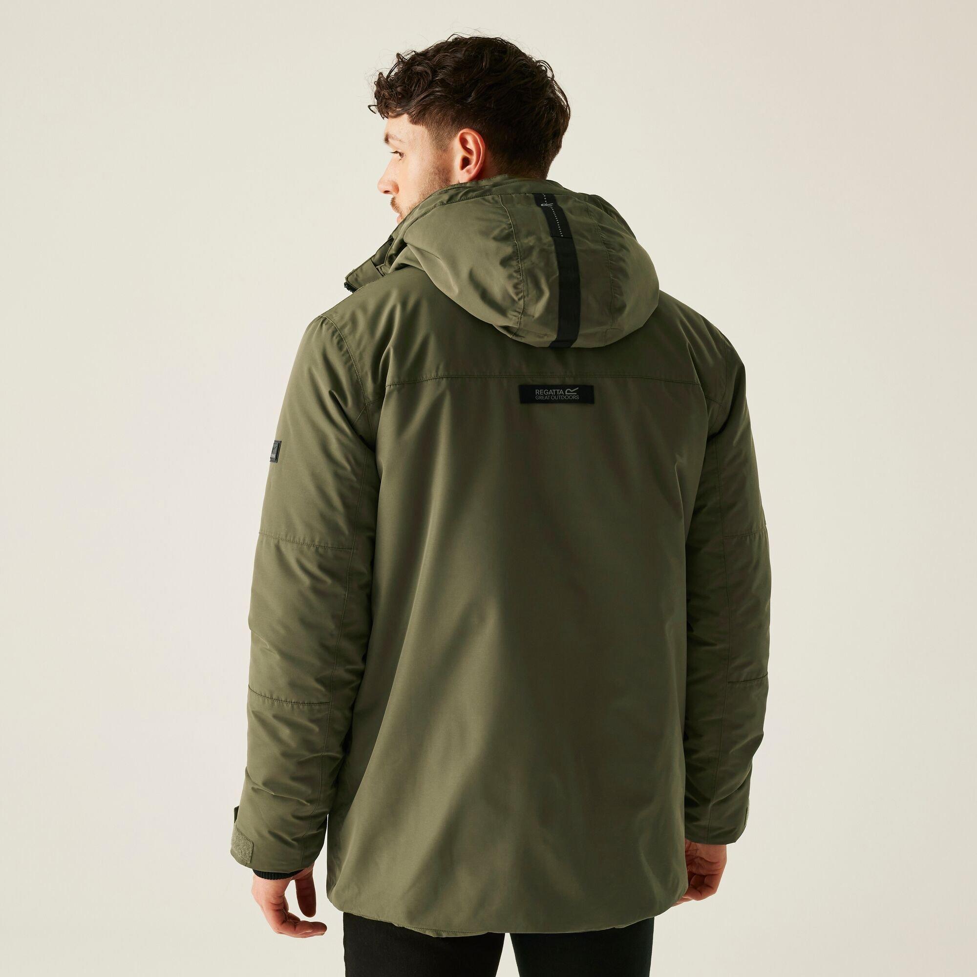 Olive Green - Regatta - Men's Marron Isotex 15000 Breathable Insulated Waterproof Jacket - 2