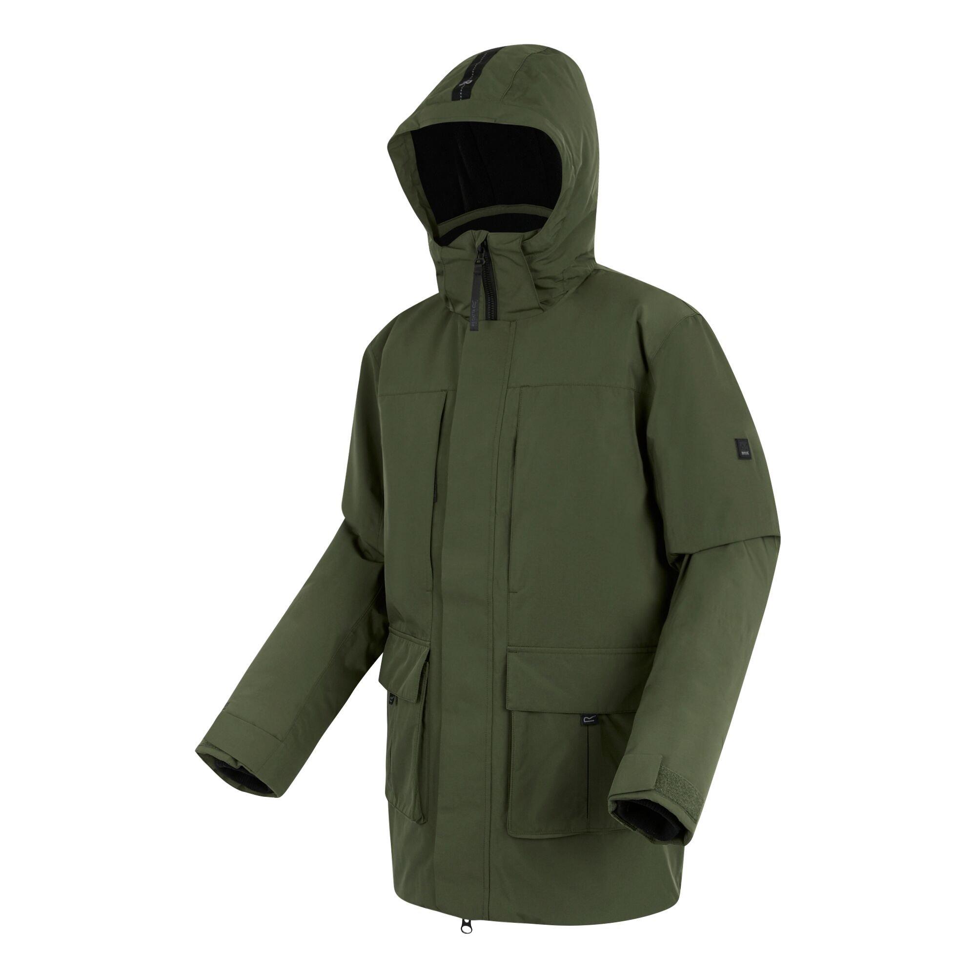 Olive Green - Regatta - Men's Marron Isotex 15000 Breathable Insulated Waterproof Jacket - 12