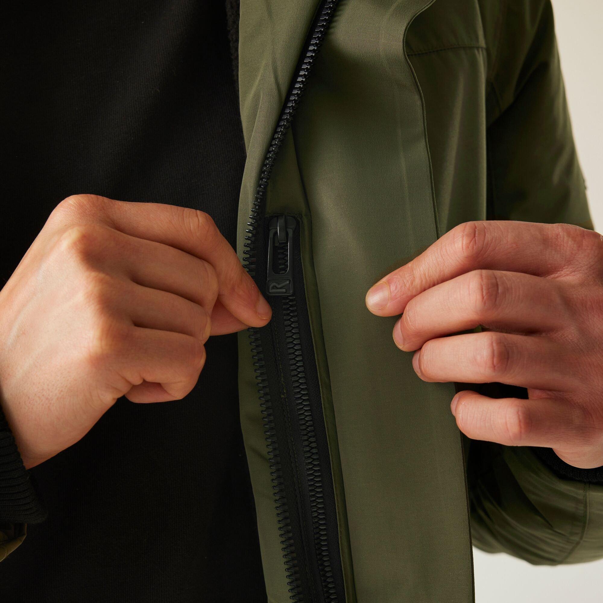 Olive Green - Regatta - Men's Marron Isotex 15000 Breathable Insulated Waterproof Jacket - 5