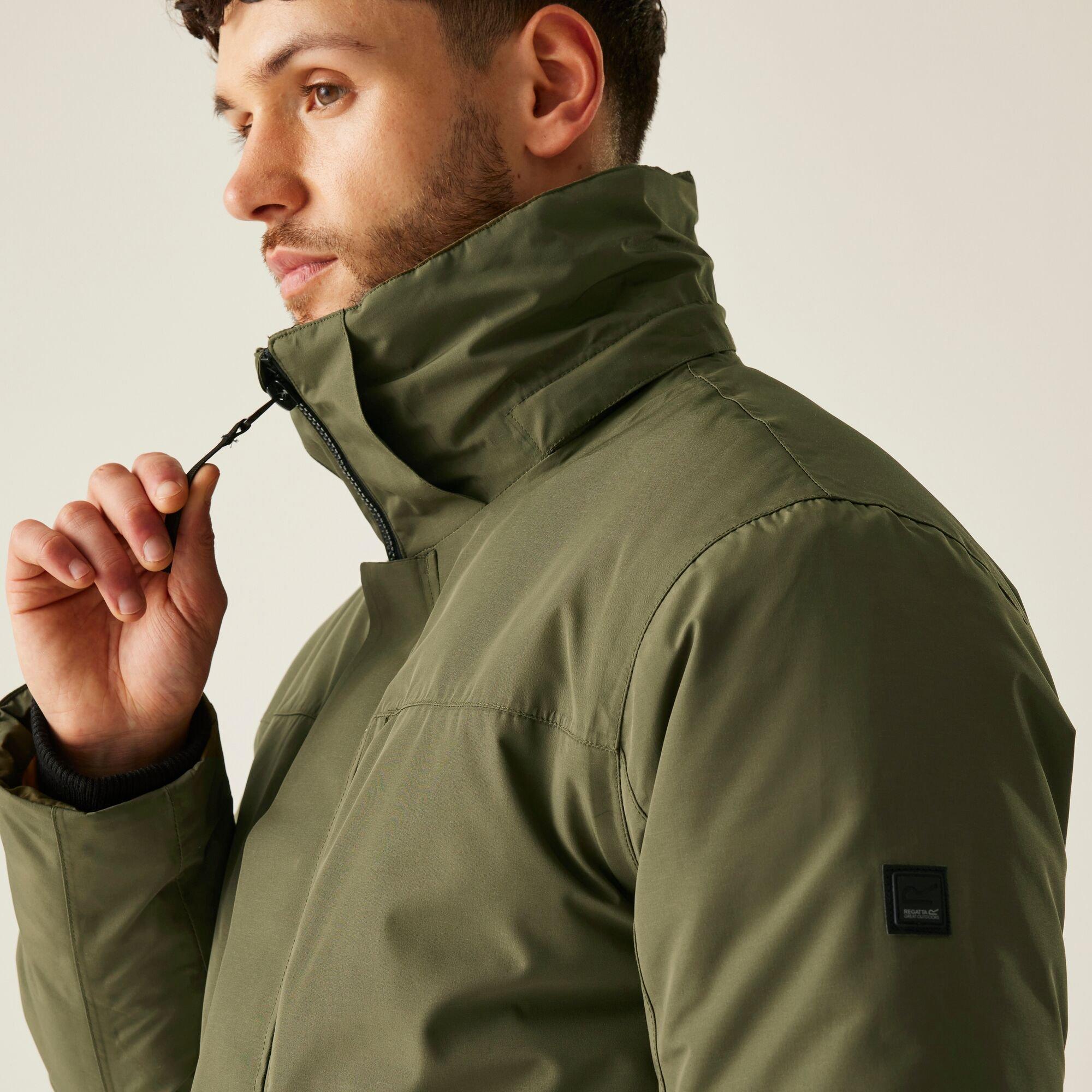 Olive Green - Regatta - Men's Marron Isotex 15000 Breathable Insulated Waterproof Jacket - 9