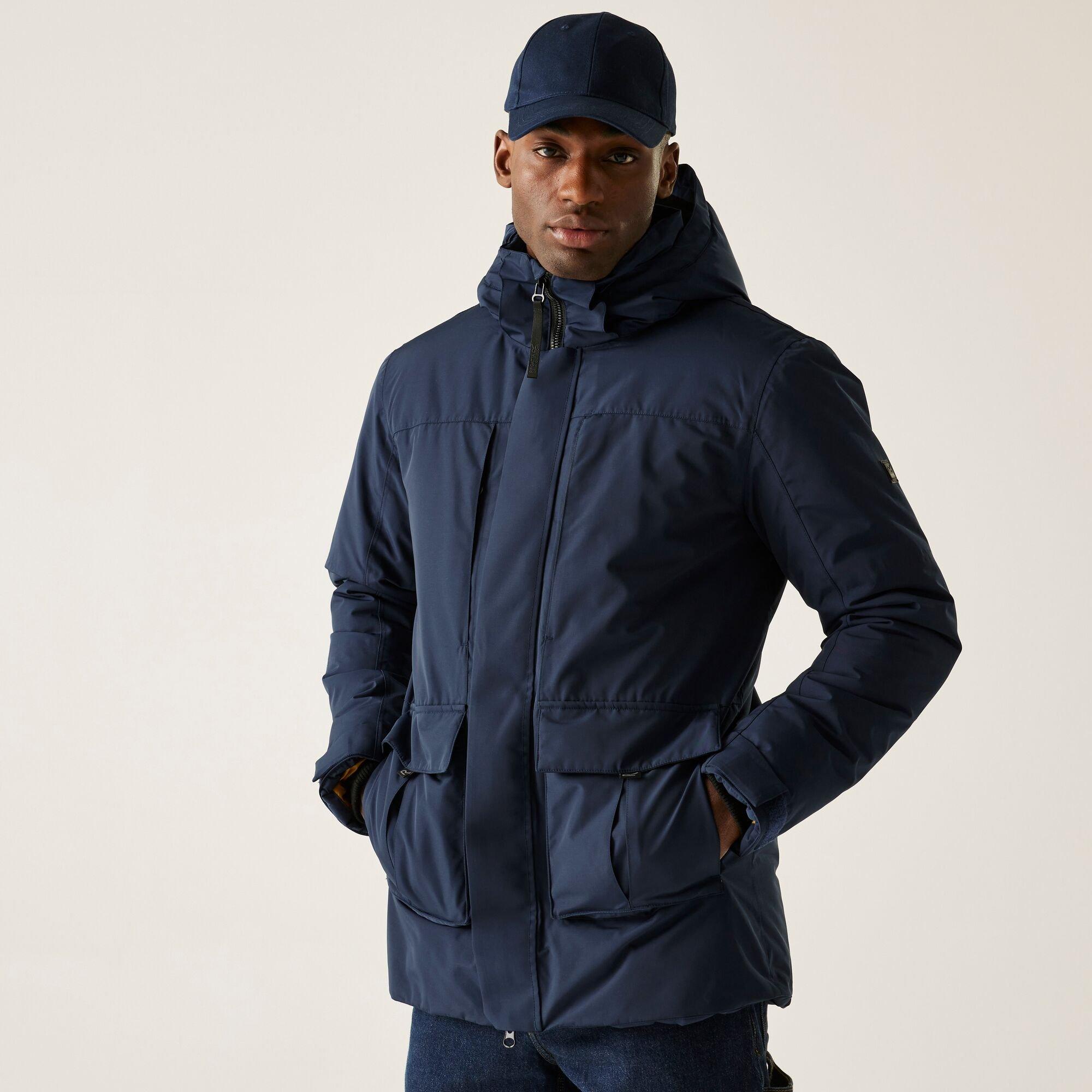 Regatta Men's Marron Isotex 15000 Breathable Insulated Waterproof Jacket - Navy Blue - M