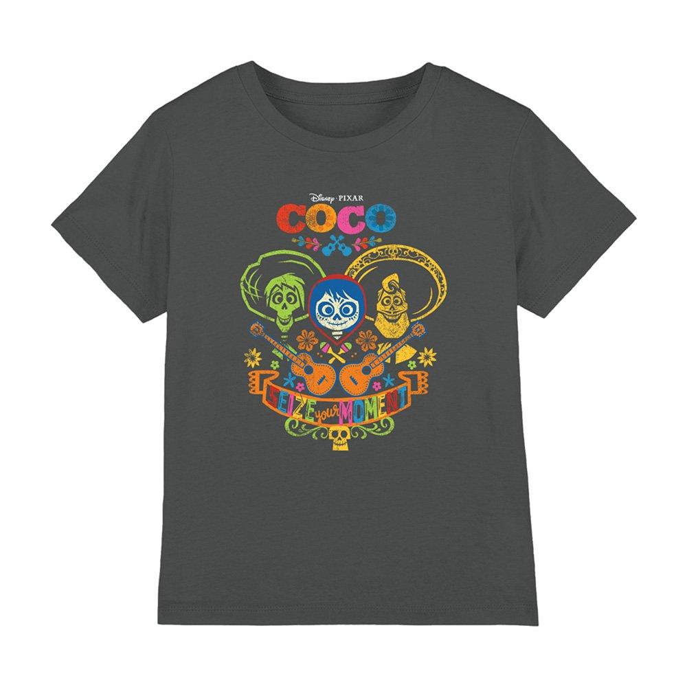 Grey - Disney - Coco Miguel Skeleton Kids T-Shirt - 1
