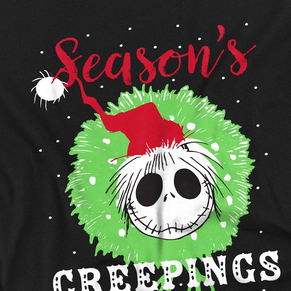 Black - Disney - Jack Skellington Seasons Creepings Kids T-Shirt B - 2