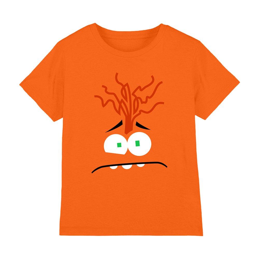 Orange - Disney - Disney Inside Out Anxiety Face Kids T-Shirt Orang - 1