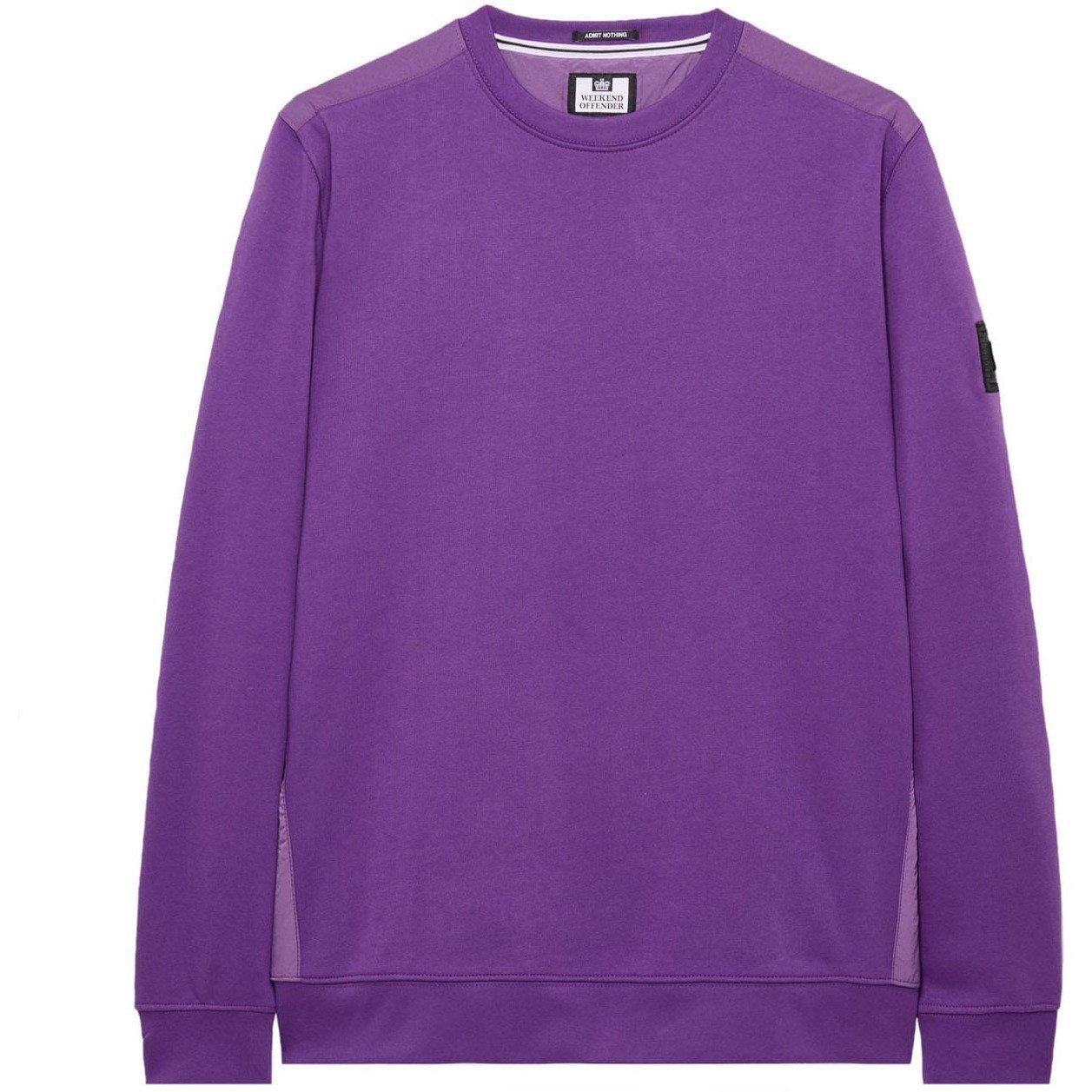 Purple - Weekend Offender - F Bomb Crewneck Sweatshirt - 3