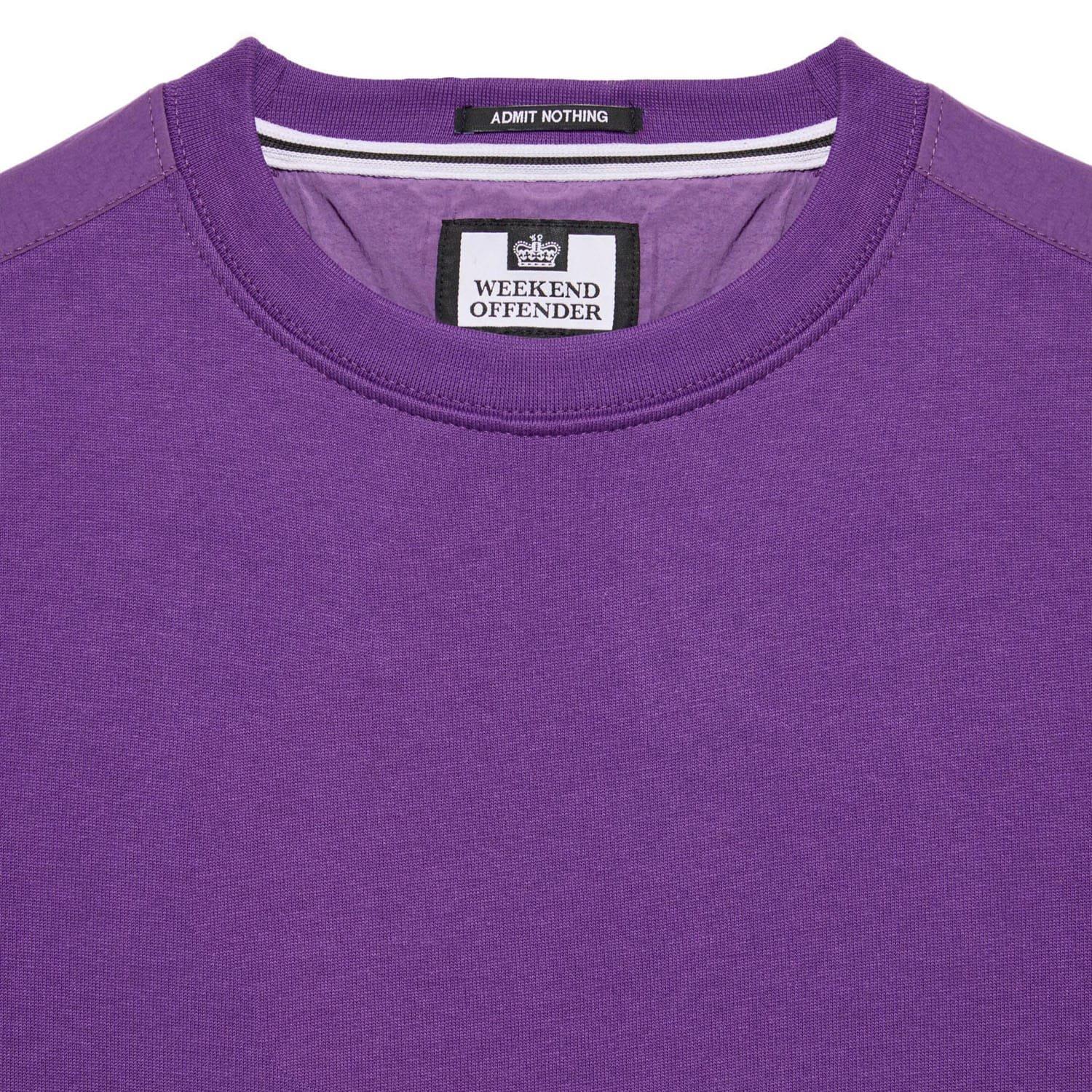 Purple - Weekend Offender - F Bomb Crewneck Sweatshirt - 4