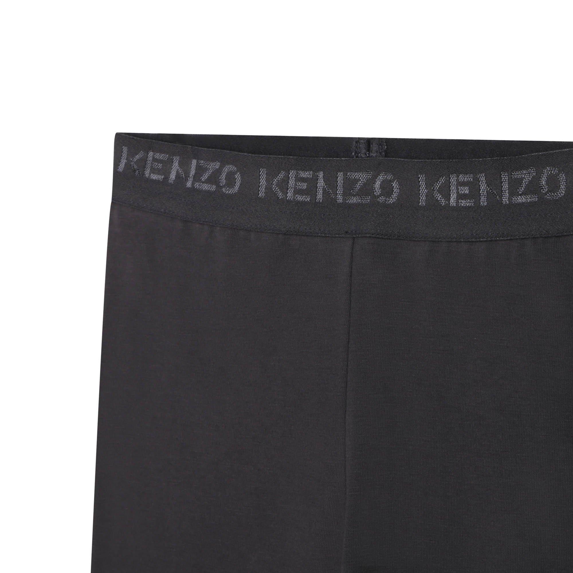 Dark Grey - Kenzo - Kids' Logo Leggings - 3