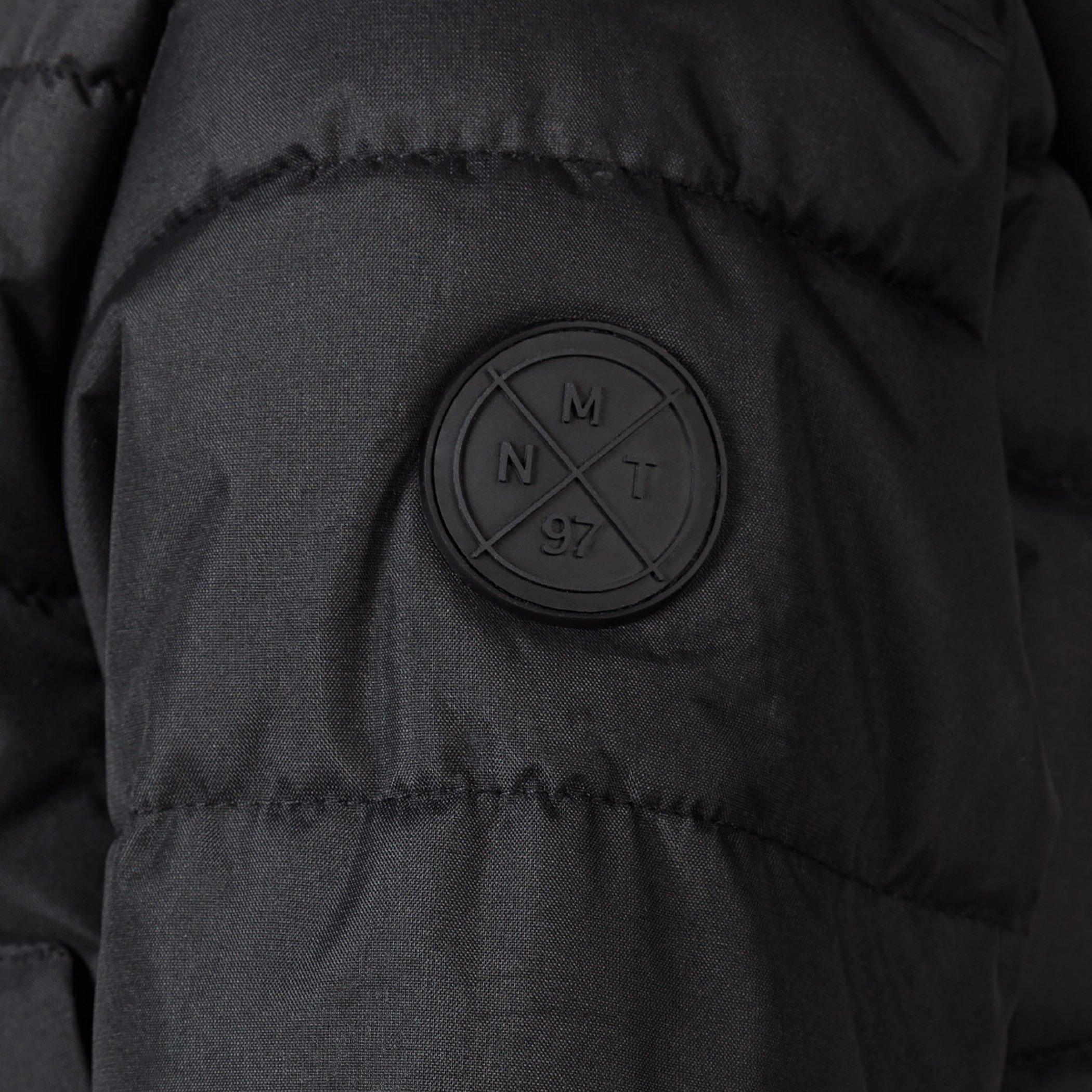 Black - Minoti - Boys padded jacket with hood black - 6