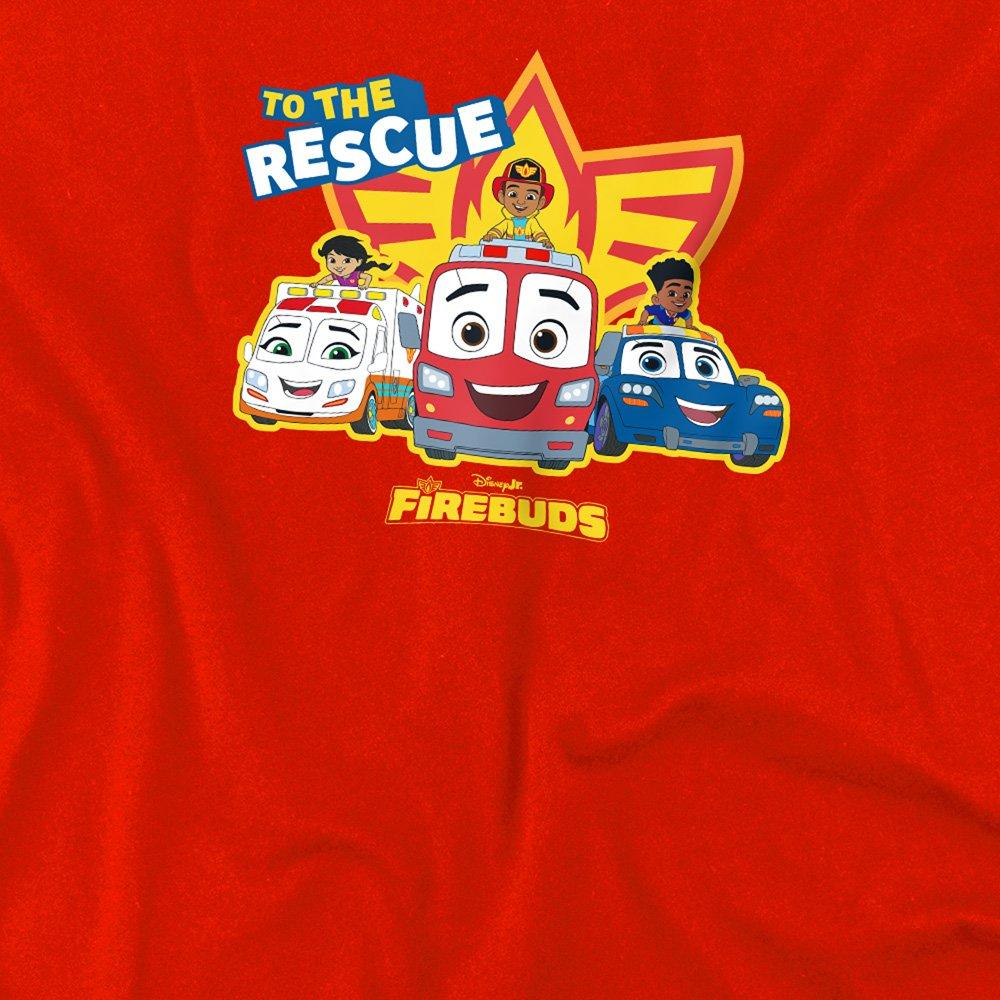 Red - Disney - Firebuds To The Rescue Kids T-Shirt Red - 2