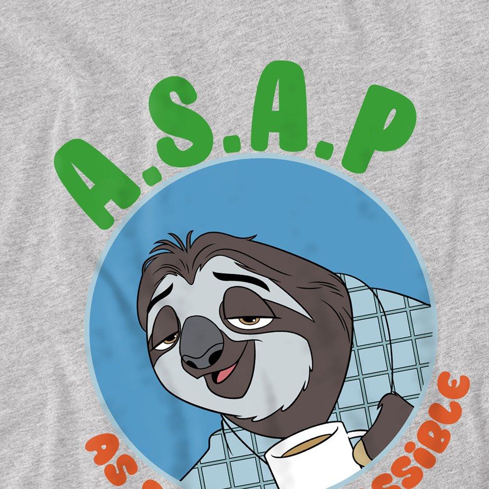 Light Grey - Disney - Zootopia 2 Flash Sloth Slow Kids T-Shirt Athletic - 2