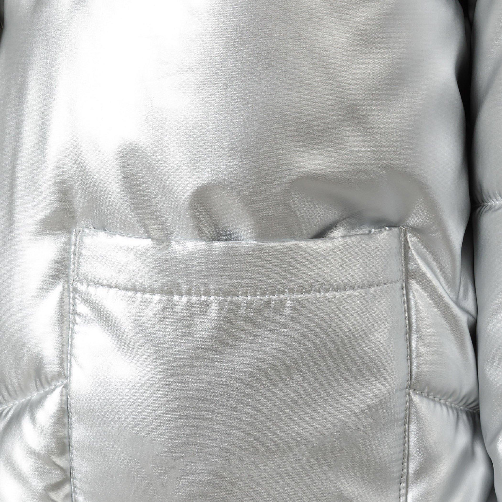 Argent - Minoti - Girls padded jacket metallic silver - 5