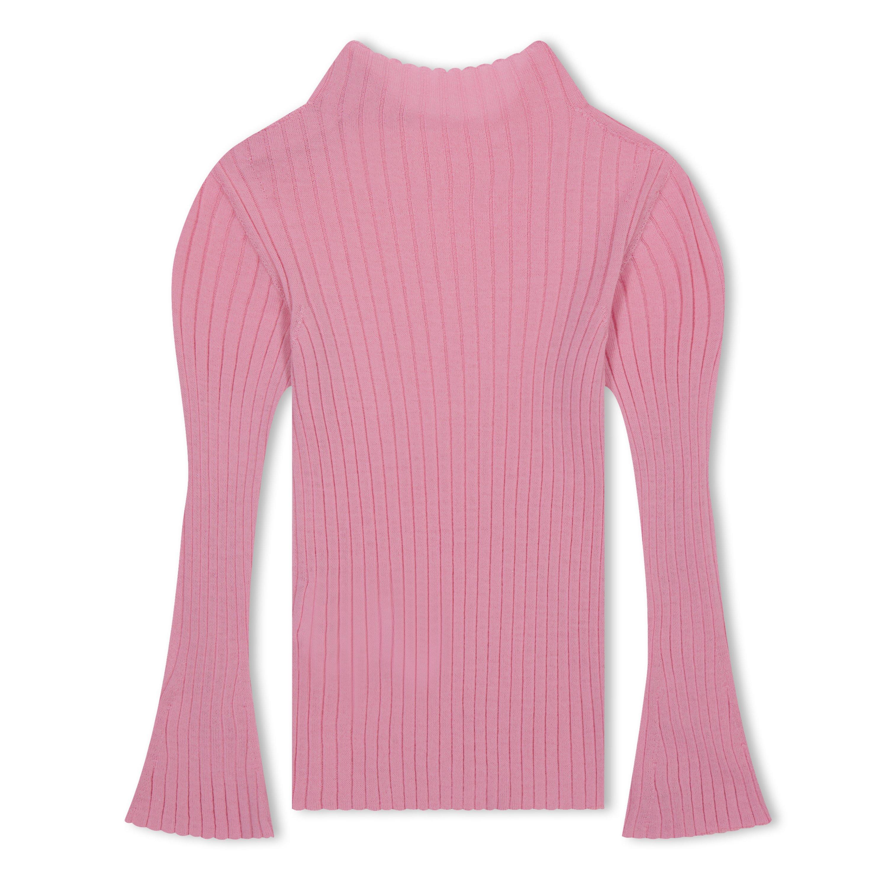 Rose 1PQ10 - Versace - Kids' Knitted Ribbed Crew Neck Jumper - 2