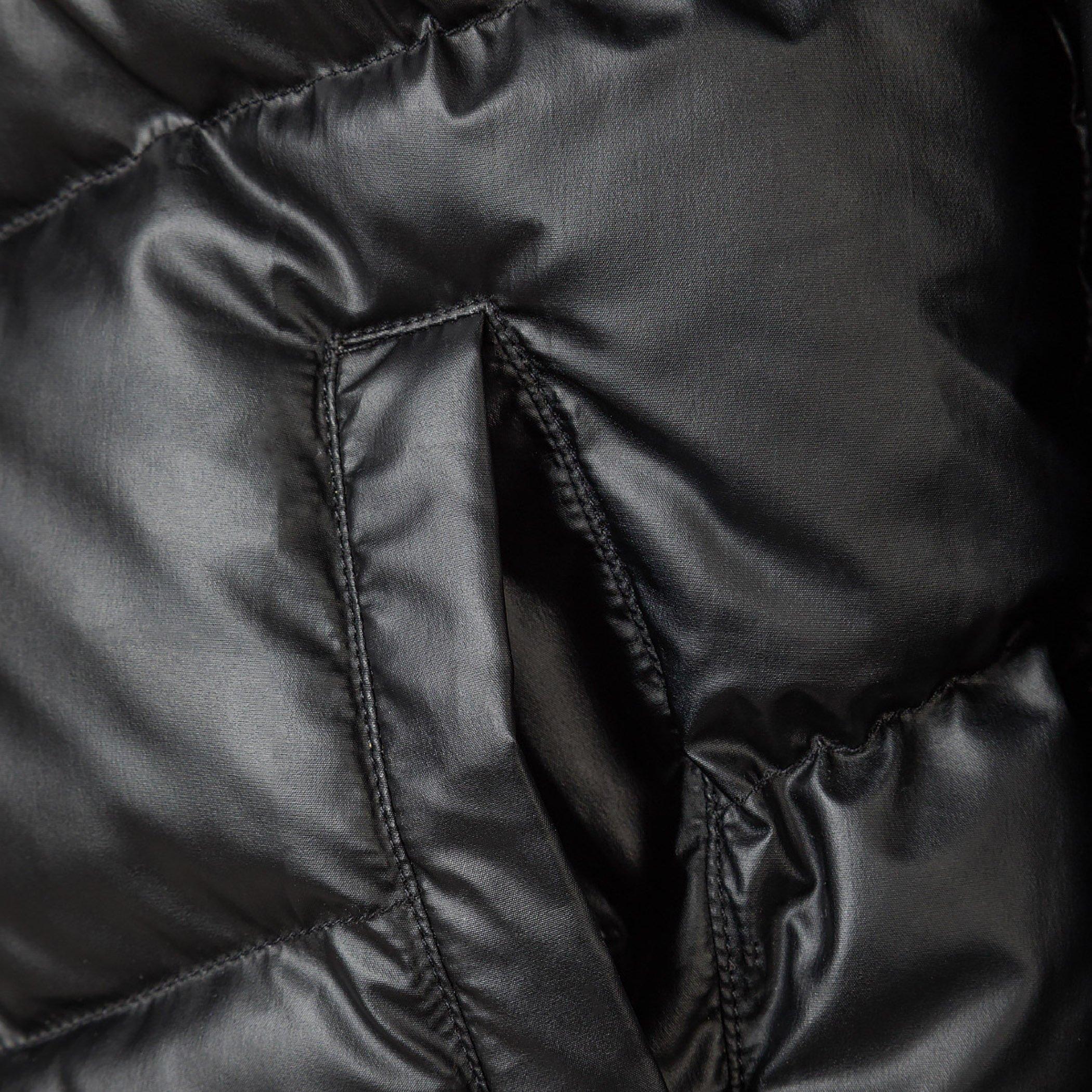 Zwart - Minoti - Girls padded jacket faux fur lining black - 5