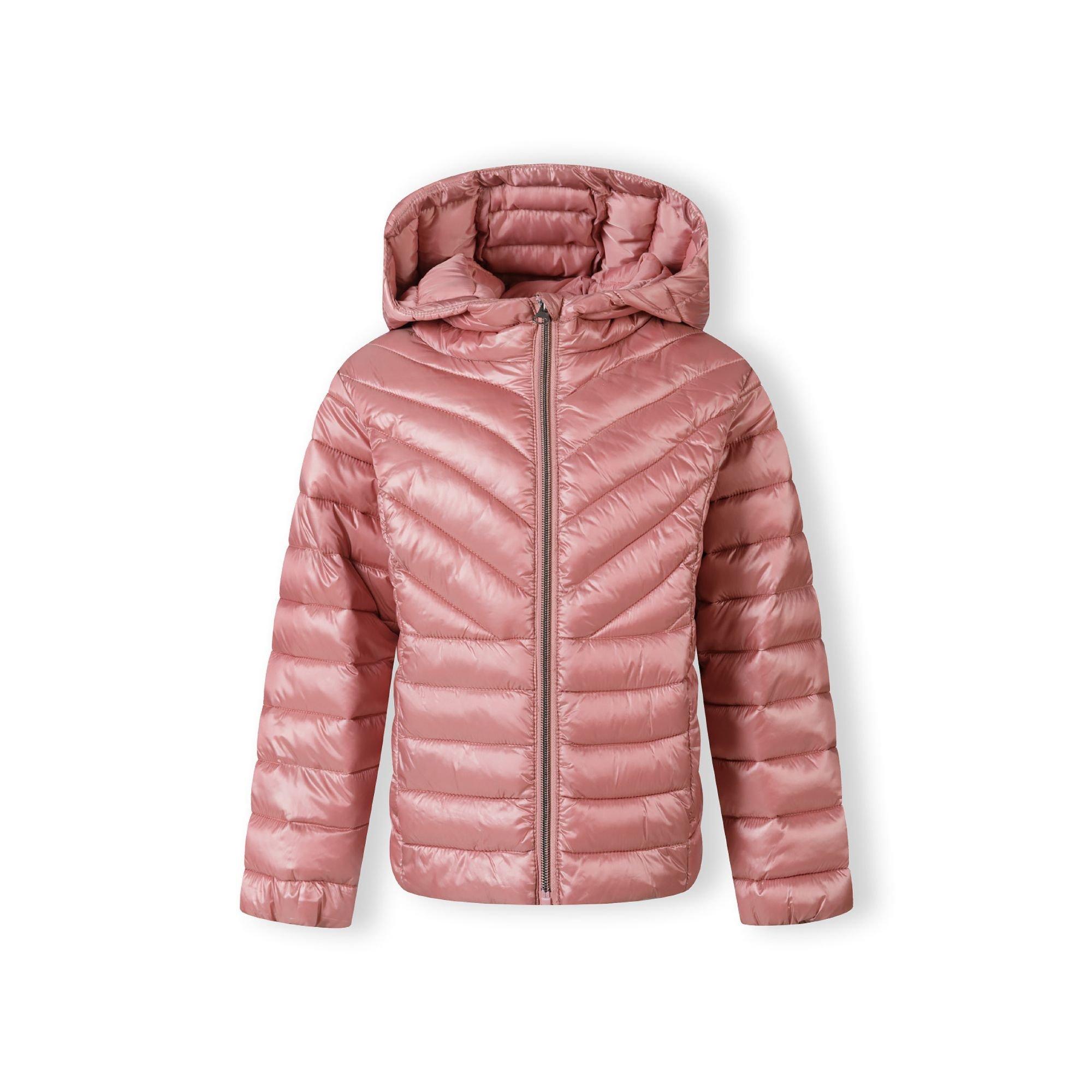 Minoti  Girls Quilted Hooded Jacket With Zip Fastening Copper - 2-3 Yrs