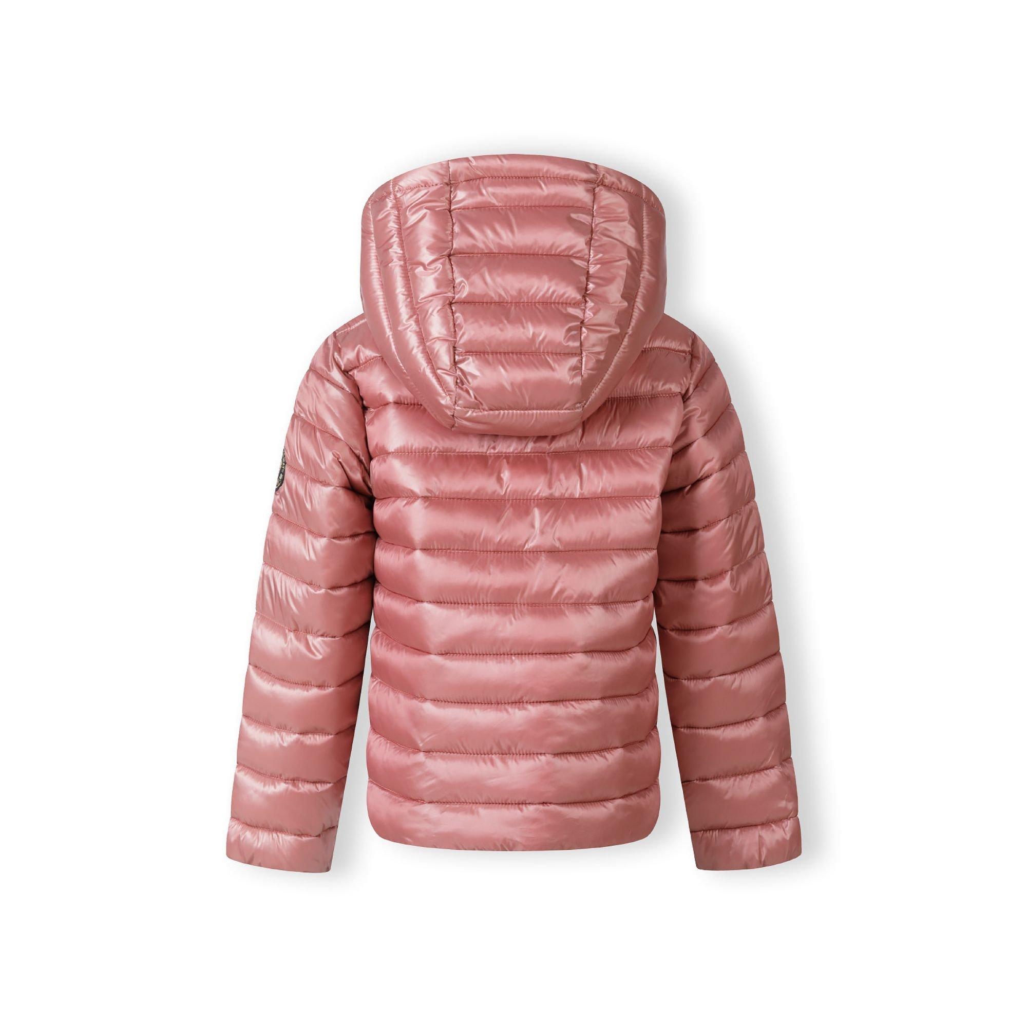 Cuivre - Minoti - Girls quilted hooded jacket with zip fastening copper - 3