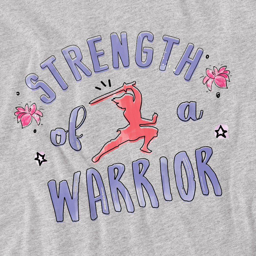 Light Grey - Disney - Mulan Strength Of A Warrior T-Shirt Light Grey - 2